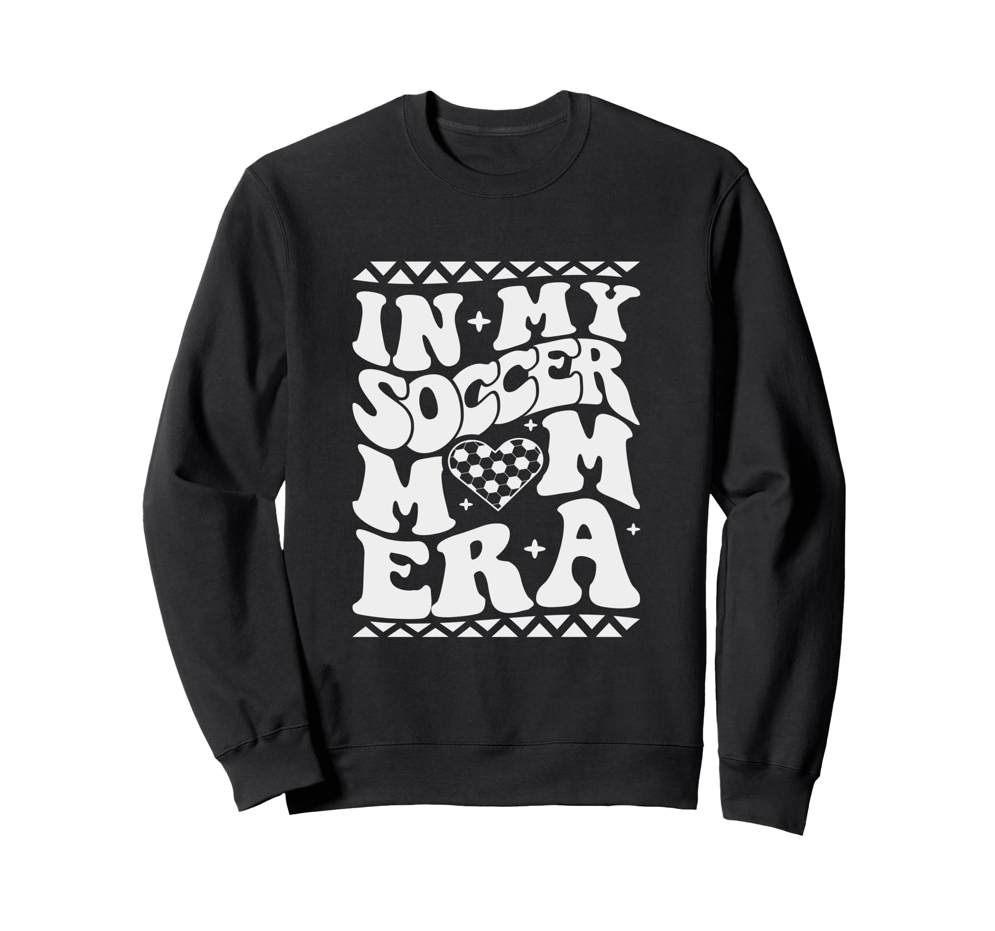 My Soccer Mom Era Groovy Soccer Mama Sweatshirt - Graphic Print for Adults - T-Shirt, Sweatshirt, Hoodie