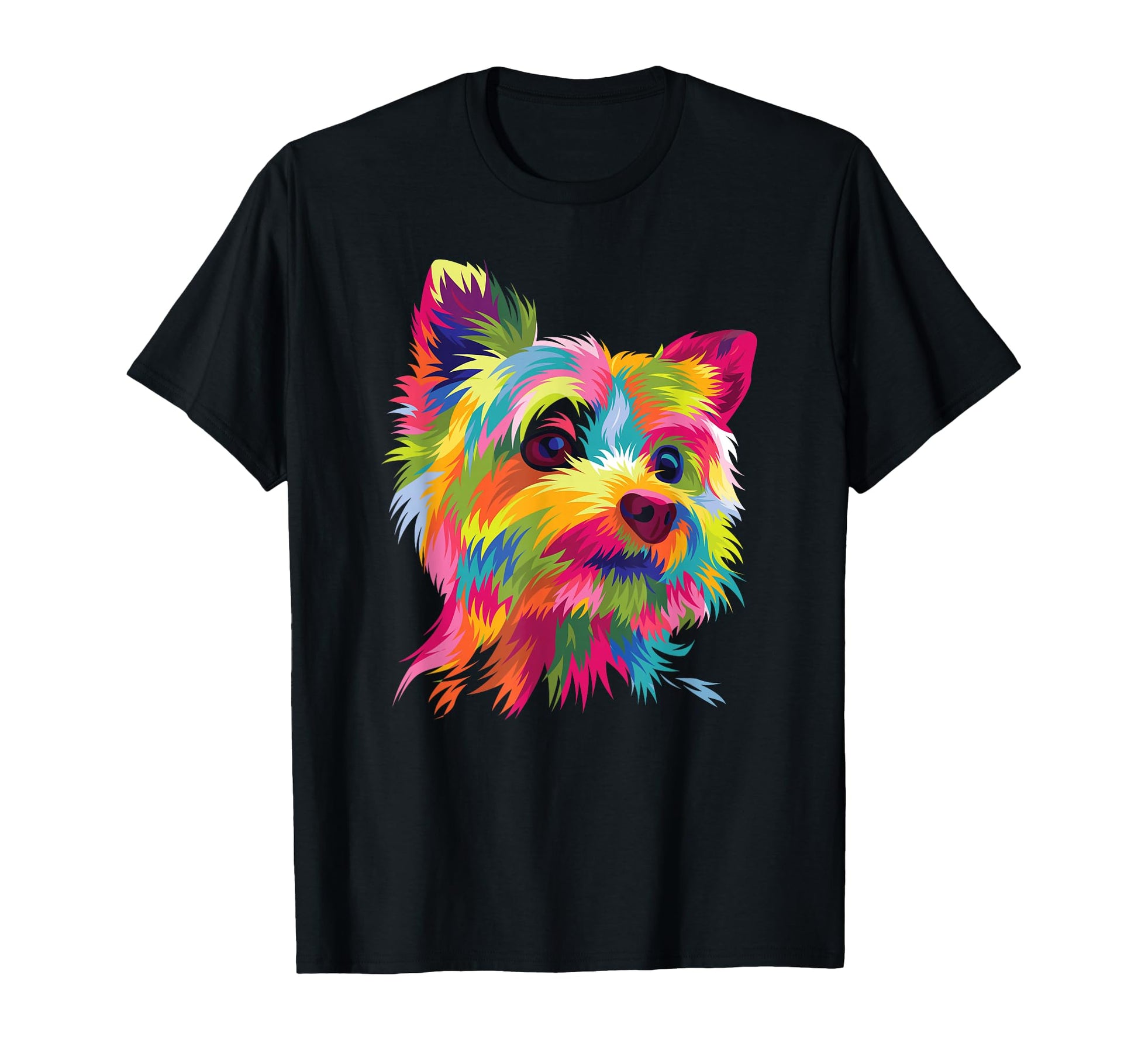 Colorful Pop Art Yorkshire T-Shirt - Casual Everyday Wear Men Women - T-Shirt, Sweatshirt, Hoodie