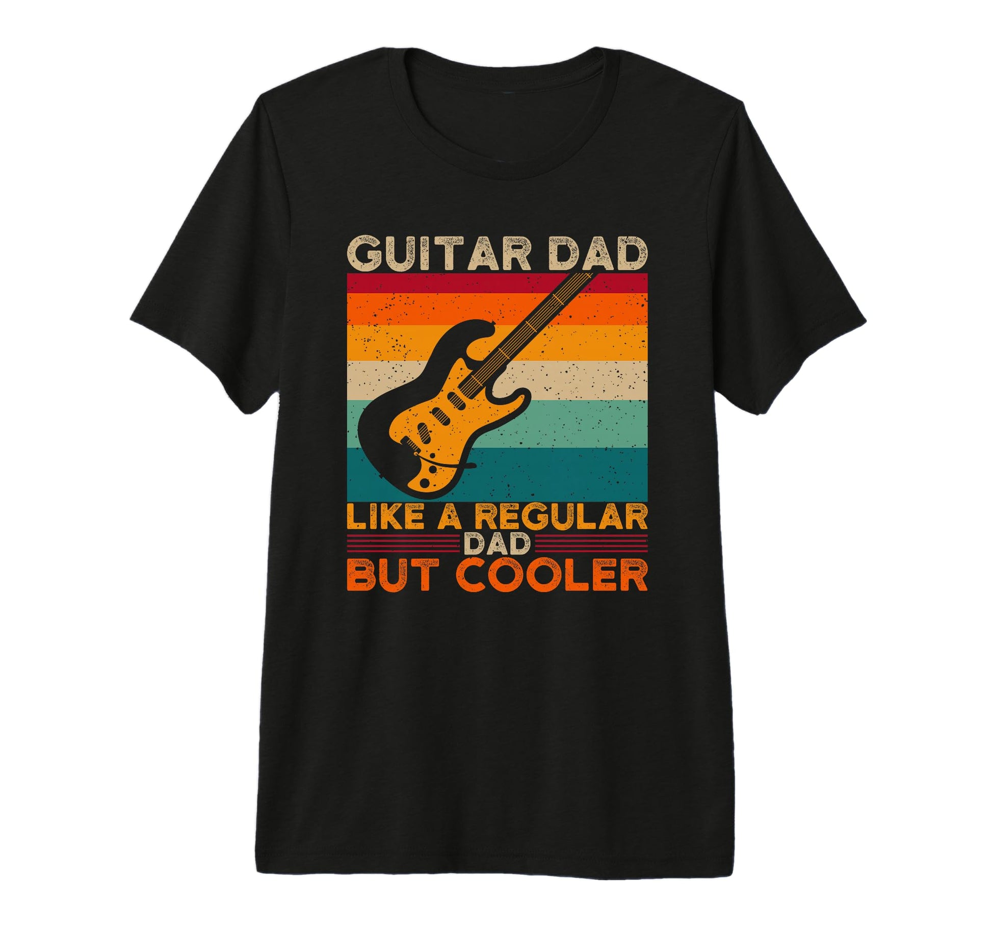 Fathers Day Guitar Dad Like Regular Dad T-Shirt - Unique Graphic Unisex - T-Shirt, Sweatshirt, Hoodie