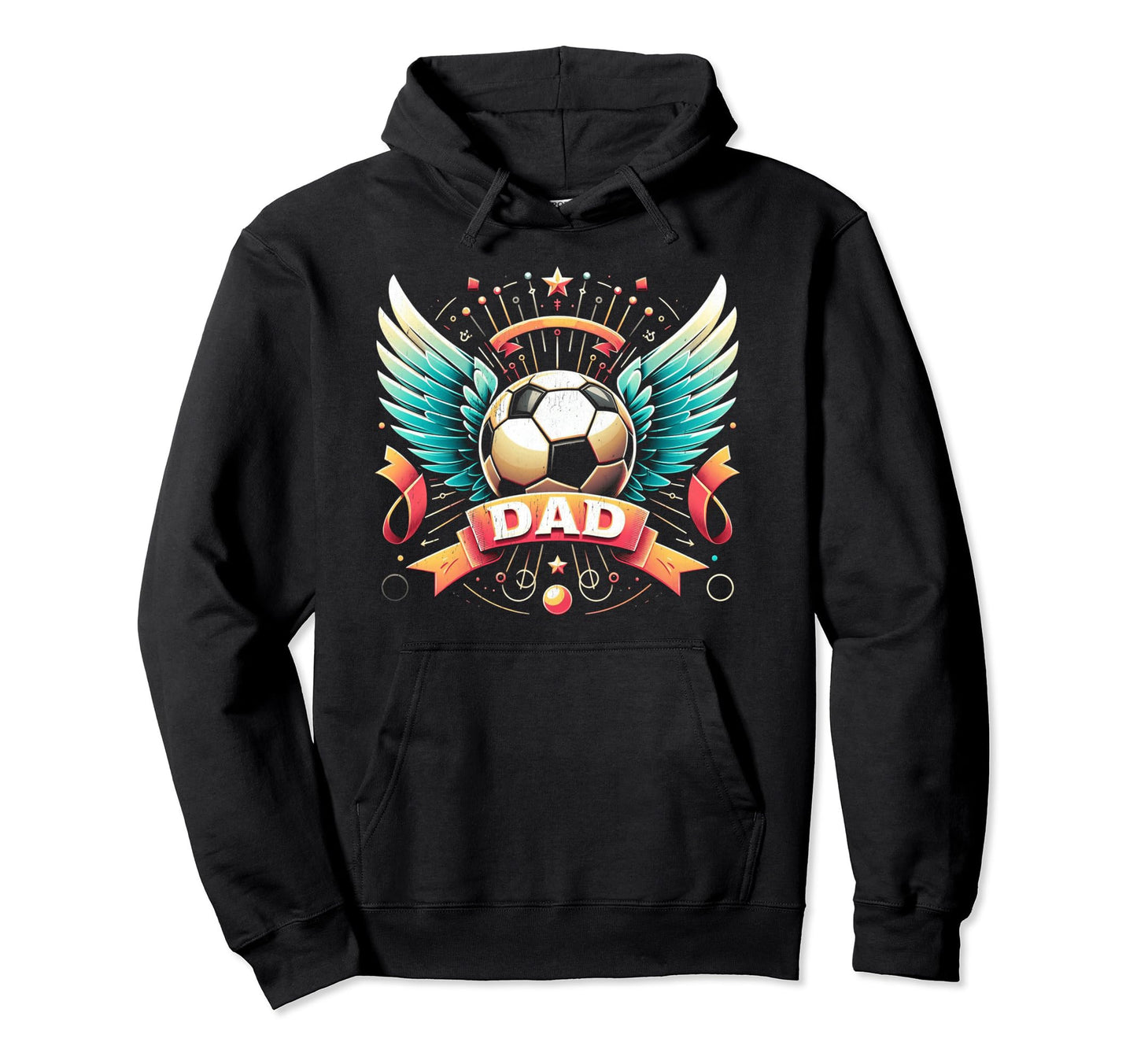 Soccer Dad Family Matching Dad Fathers Hoodie - Novelty Apparel for Adults - T-Shirt, Sweatshirt, Hoodie