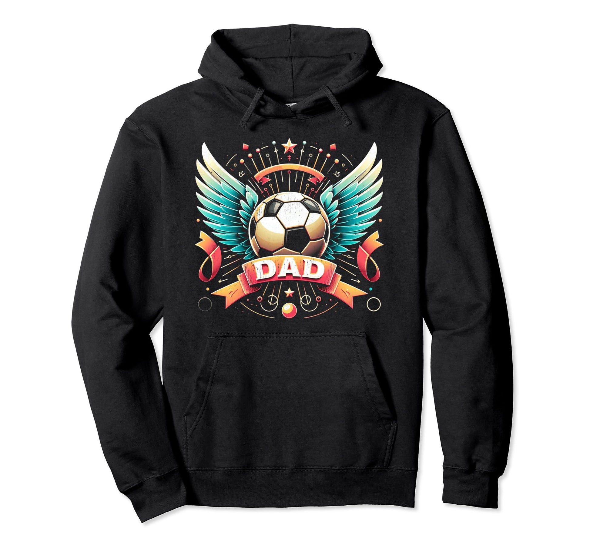 Soccer Dad Family Matching Dad Fathers Hoodie - Novelty Apparel for Adults - T-Shirt, Sweatshirt, Hoodie
