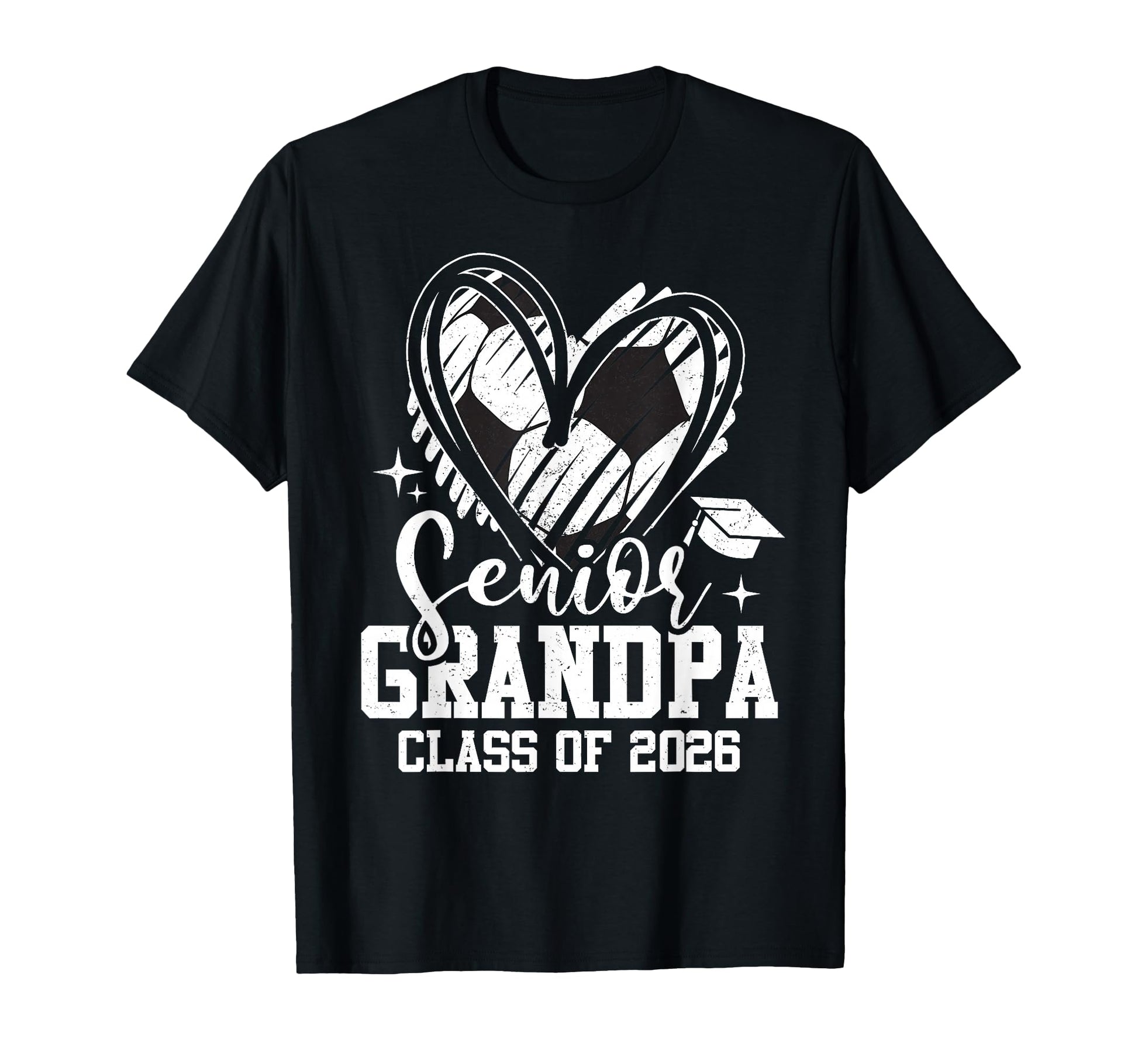 Senior Grandpa Class 2026 Soccer T-Shirt - Aesthetic Graphic Men Women - T-Shirt, Sweatshirt, Hoodie