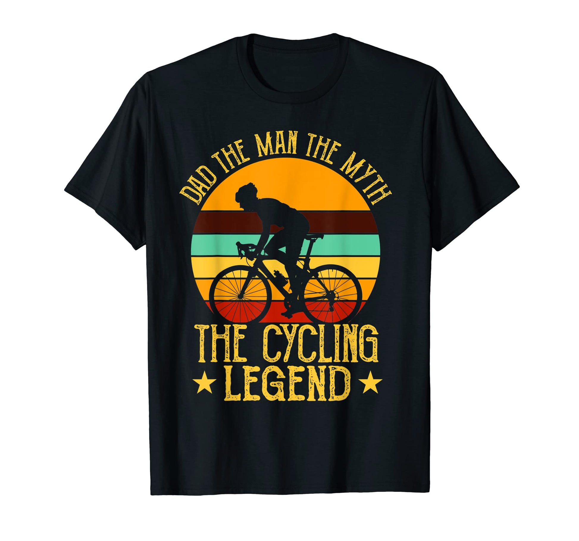 Dad Cycling Legend Cyclist Dad Outfit T-Shirt - Custom Art Print Unisex - T-Shirt, Sweatshirt, Hoodie