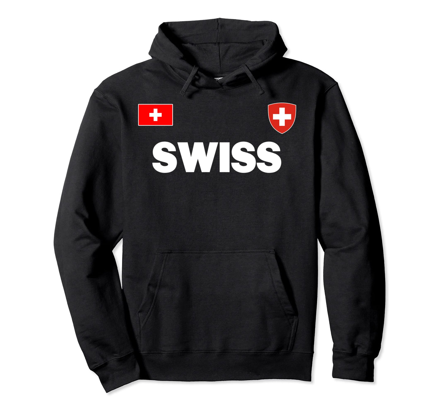 Swiss Football Soccer Jersey Ball Travel Hoodie - Unique Graphic Men Women - T-Shirt, Sweatshirt, Hoodie