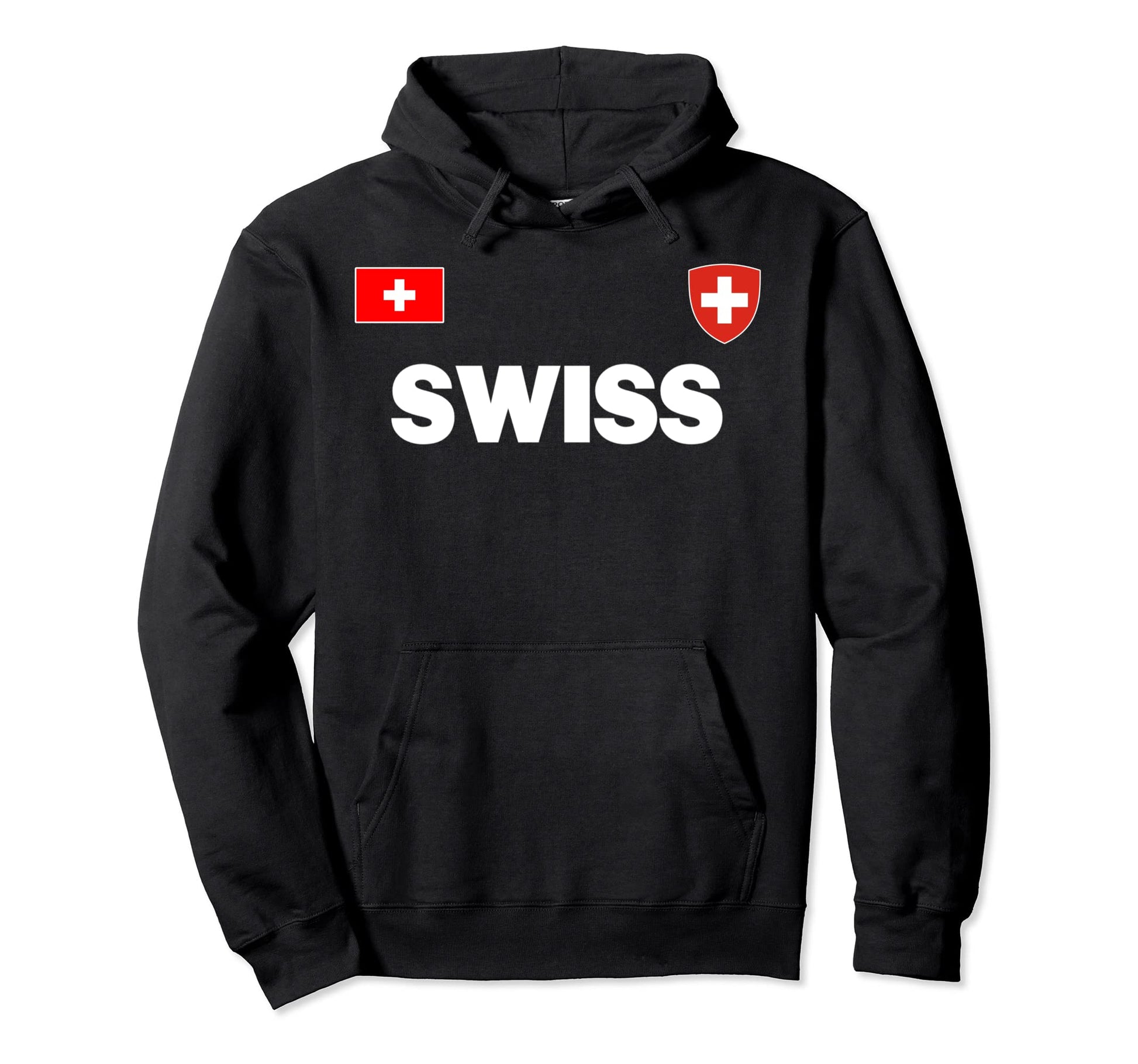 Swiss Football Soccer Jersey Ball Travel Hoodie - Unique Graphic Men Women - T-Shirt, Sweatshirt, Hoodie