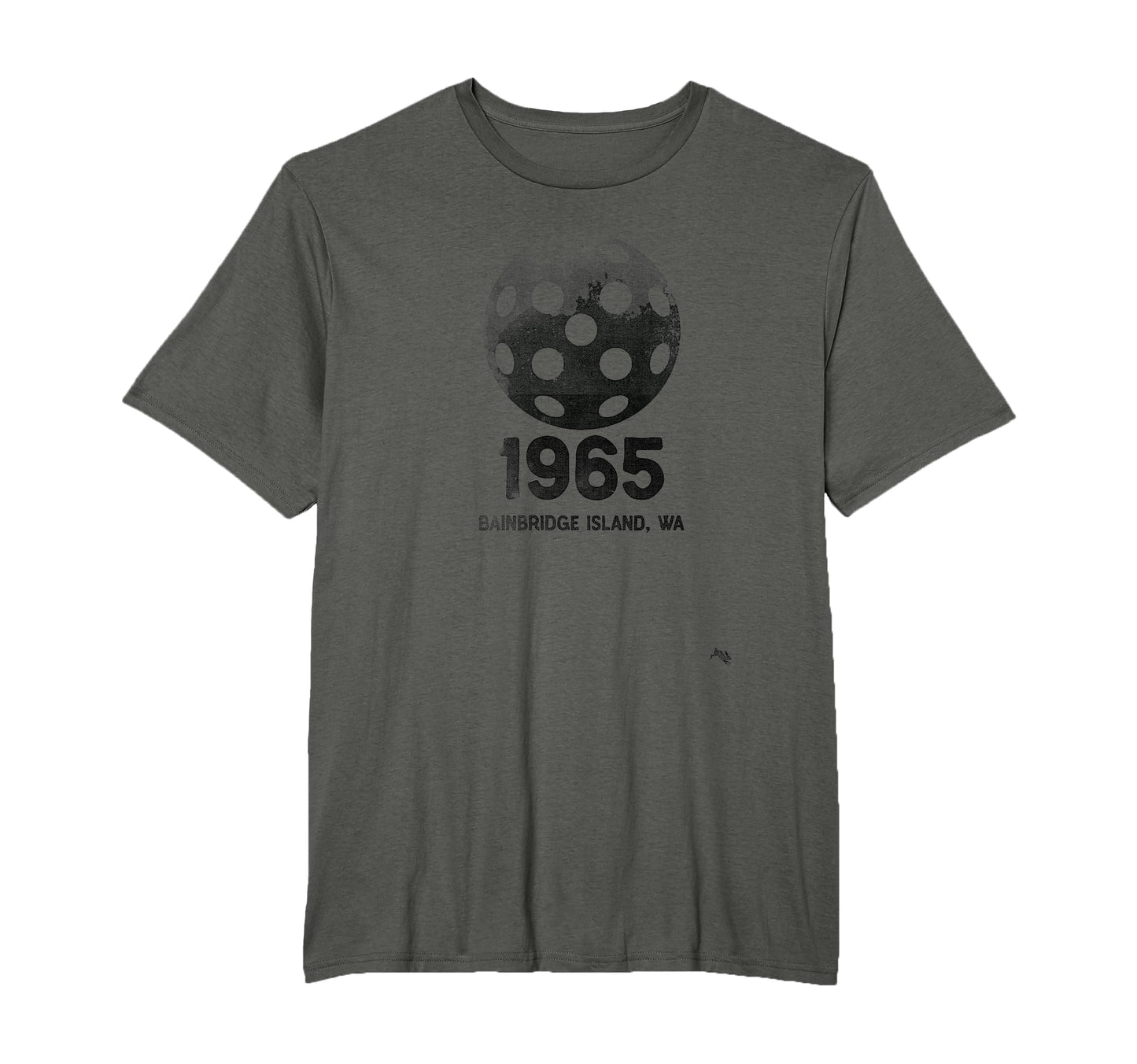 Pickleball 1965 Bainbridge Island Wa T-Shirt - Minimalist Print Men Women - T-Shirt, Sweatshirt, Hoodie