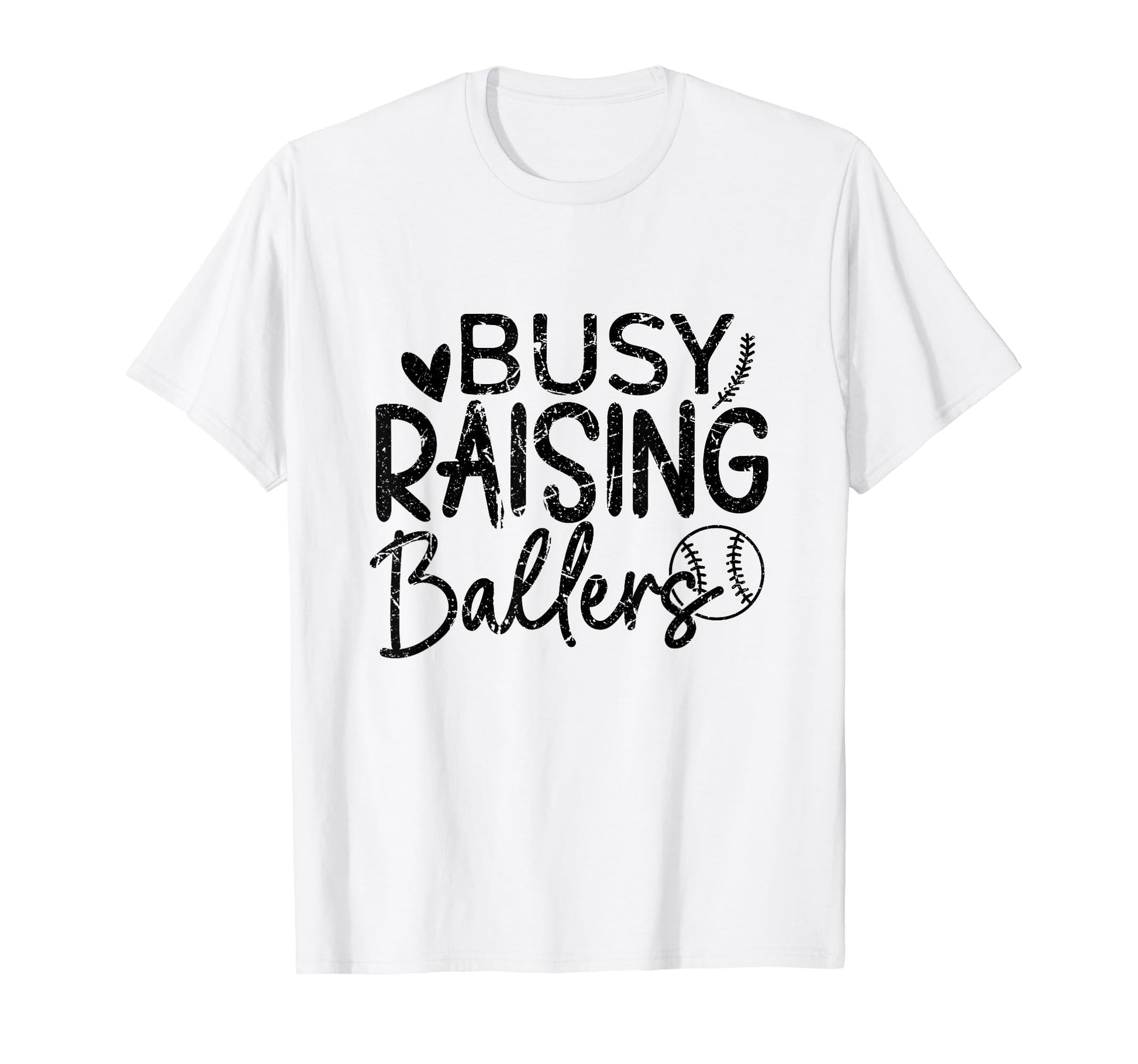Busy Raising Ballers Baseball Parent T-Shirt - Aesthetic Graphic Unisex - T-Shirt, Sweatshirt, Hoodie