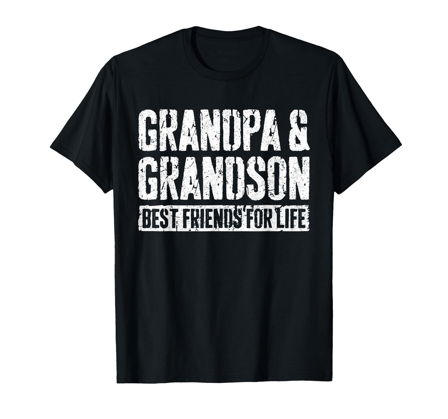 Grandpa And Grandson Best Friends Life T-Shirt - Novelty Apparel Unisex - T-Shirt, Sweatshirt, Hoodie