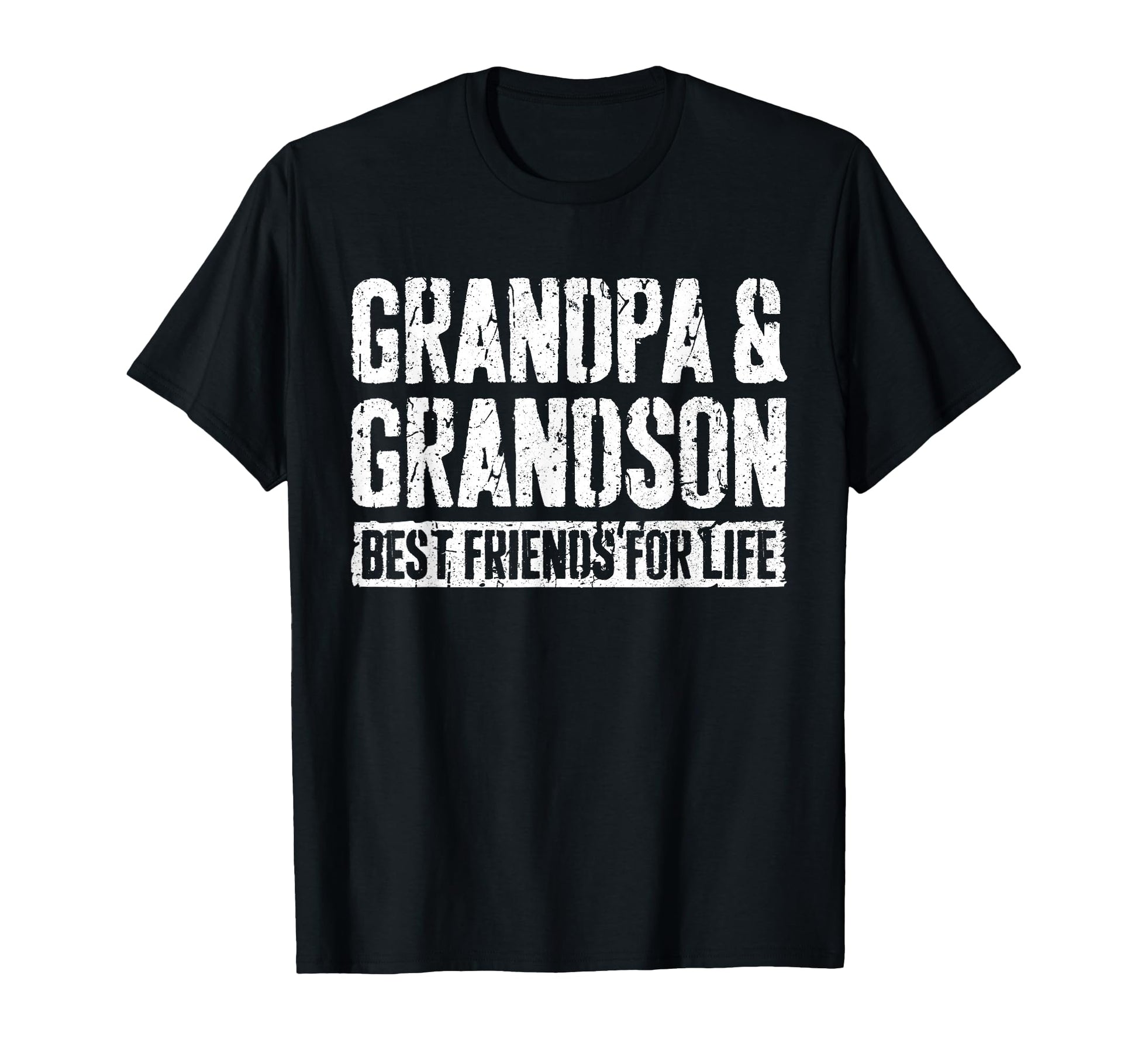 Grandpa And Grandson Best Friends Life T-Shirt - Novelty Apparel Unisex - T-Shirt, Sweatshirt, Hoodie
