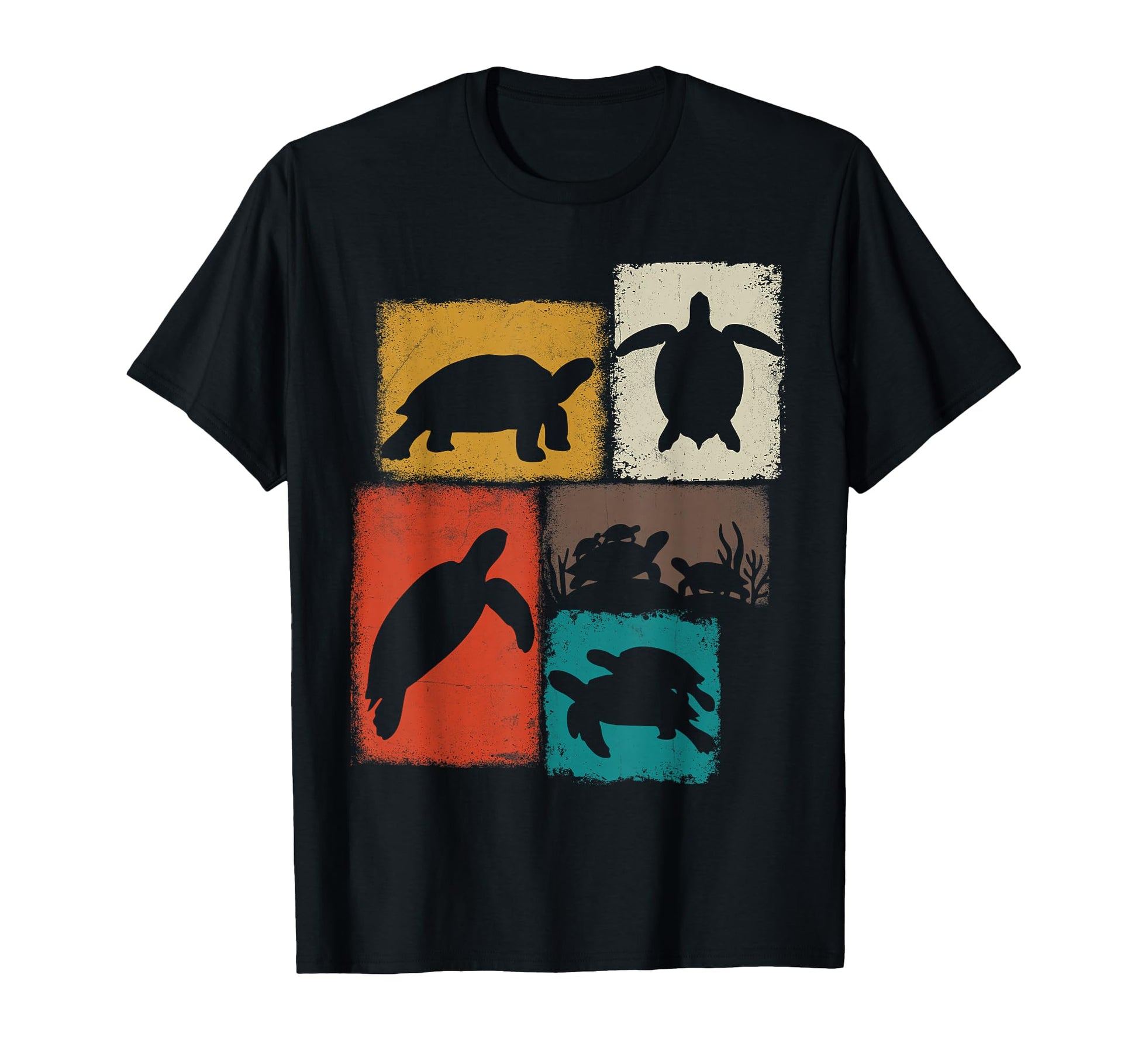 Turtle Collage Sea Animal Lover T-Shirt - Novelty Apparel Men Women - T-Shirt, Sweatshirt, Hoodie