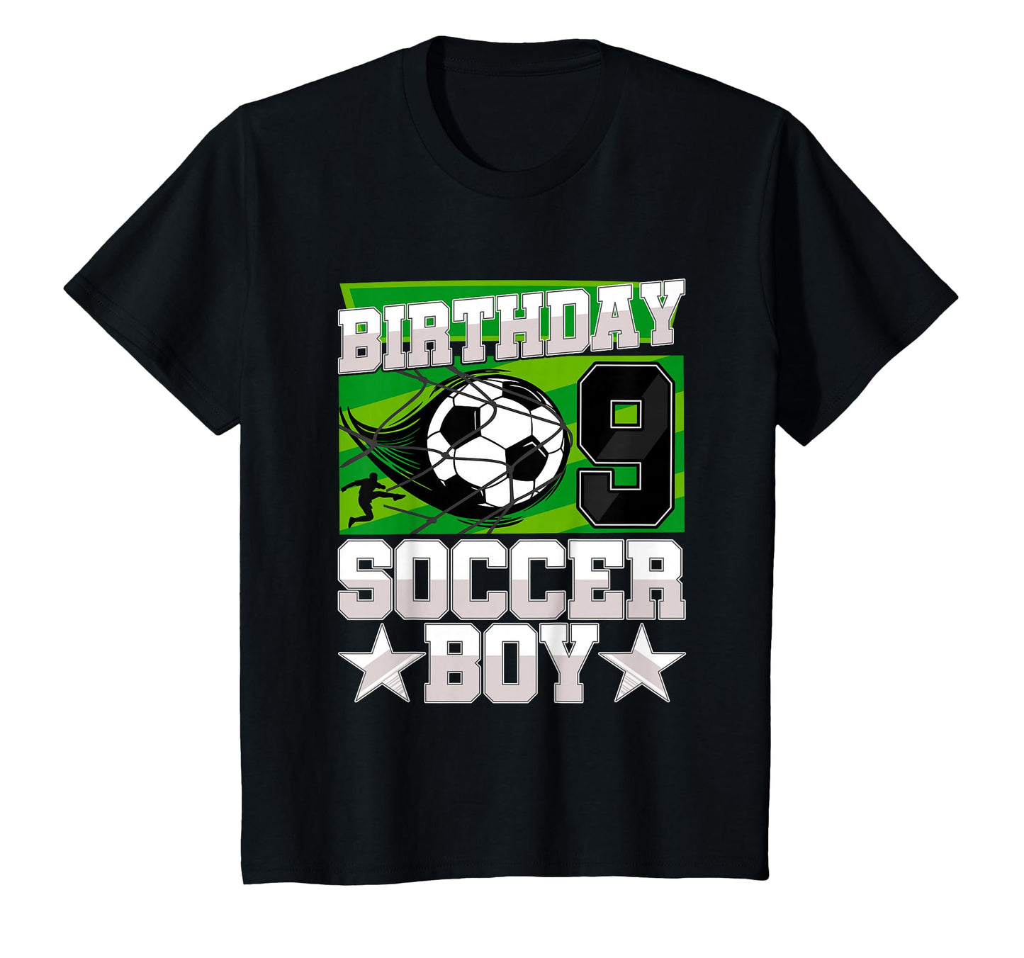 Soccer Birthday Party 9Th Birthday 9 T-Shirt - Casual Everyday Wear Unisex - T-Shirt, Sweatshirt, Hoodie