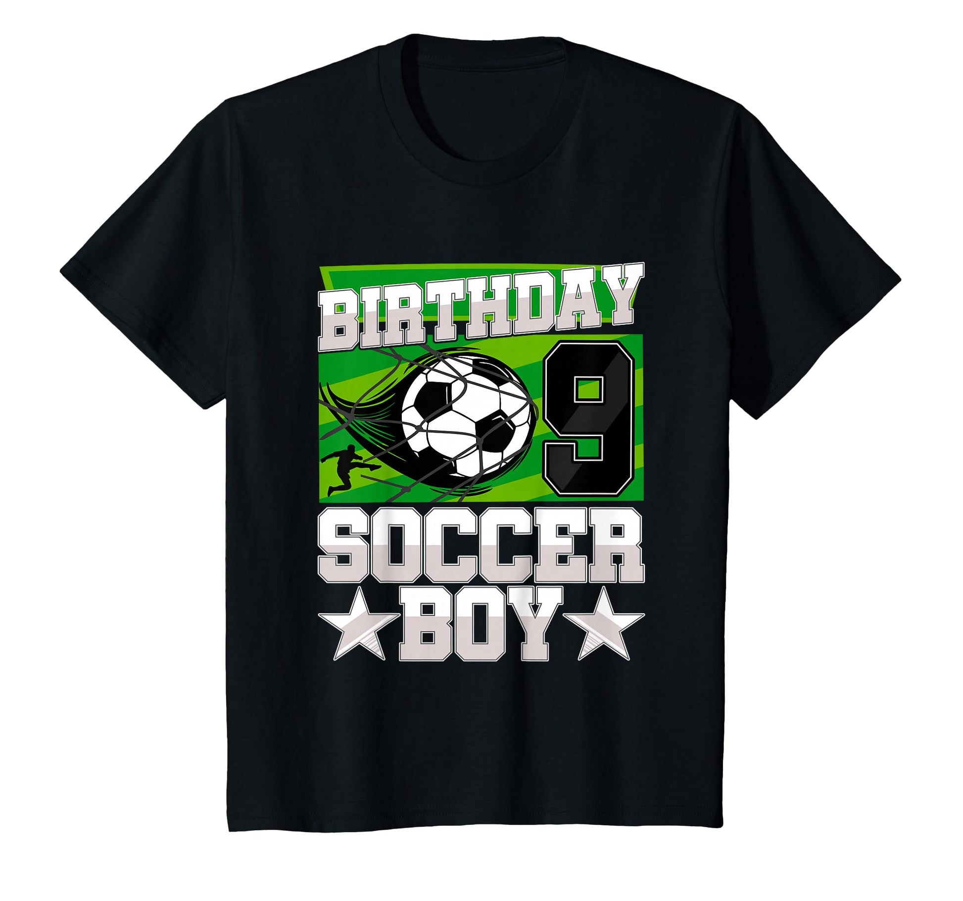 Soccer Birthday Party 9Th Birthday 9 T-Shirt - Casual Everyday Wear Unisex - T-Shirt, Sweatshirt, Hoodie