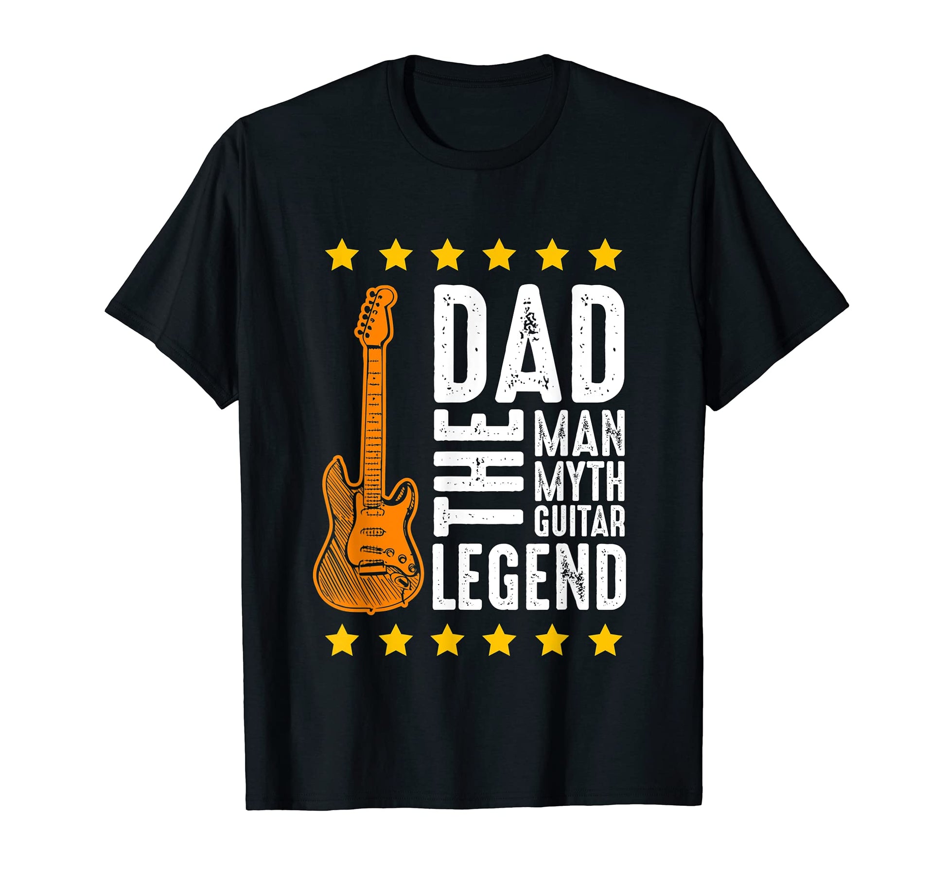 Guitar Player Dad Myth Legend Band T-Shirt - Custom Art Print for Adults - T-Shirt, Sweatshirt, Hoodie