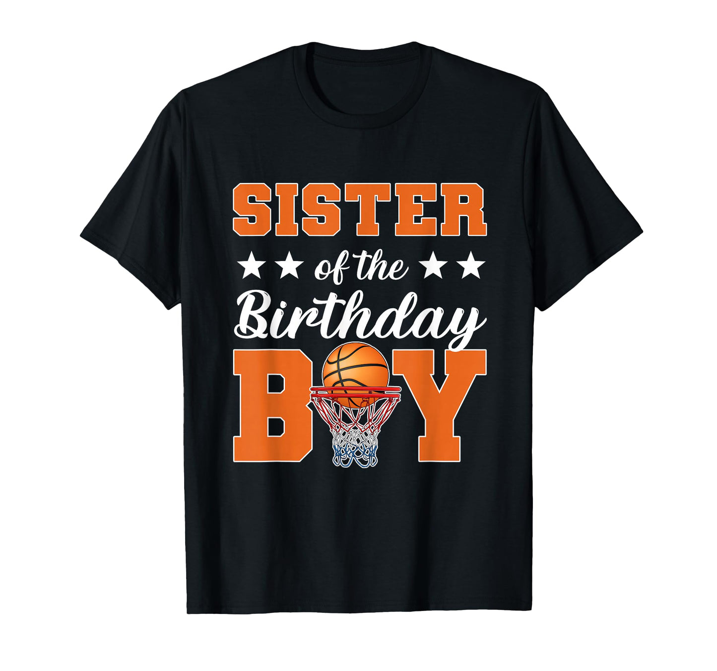 Sister Birthday Basketball Birthday T-Shirt - Aesthetic Graphic Unisex - T-Shirt, Sweatshirt, Hoodie
