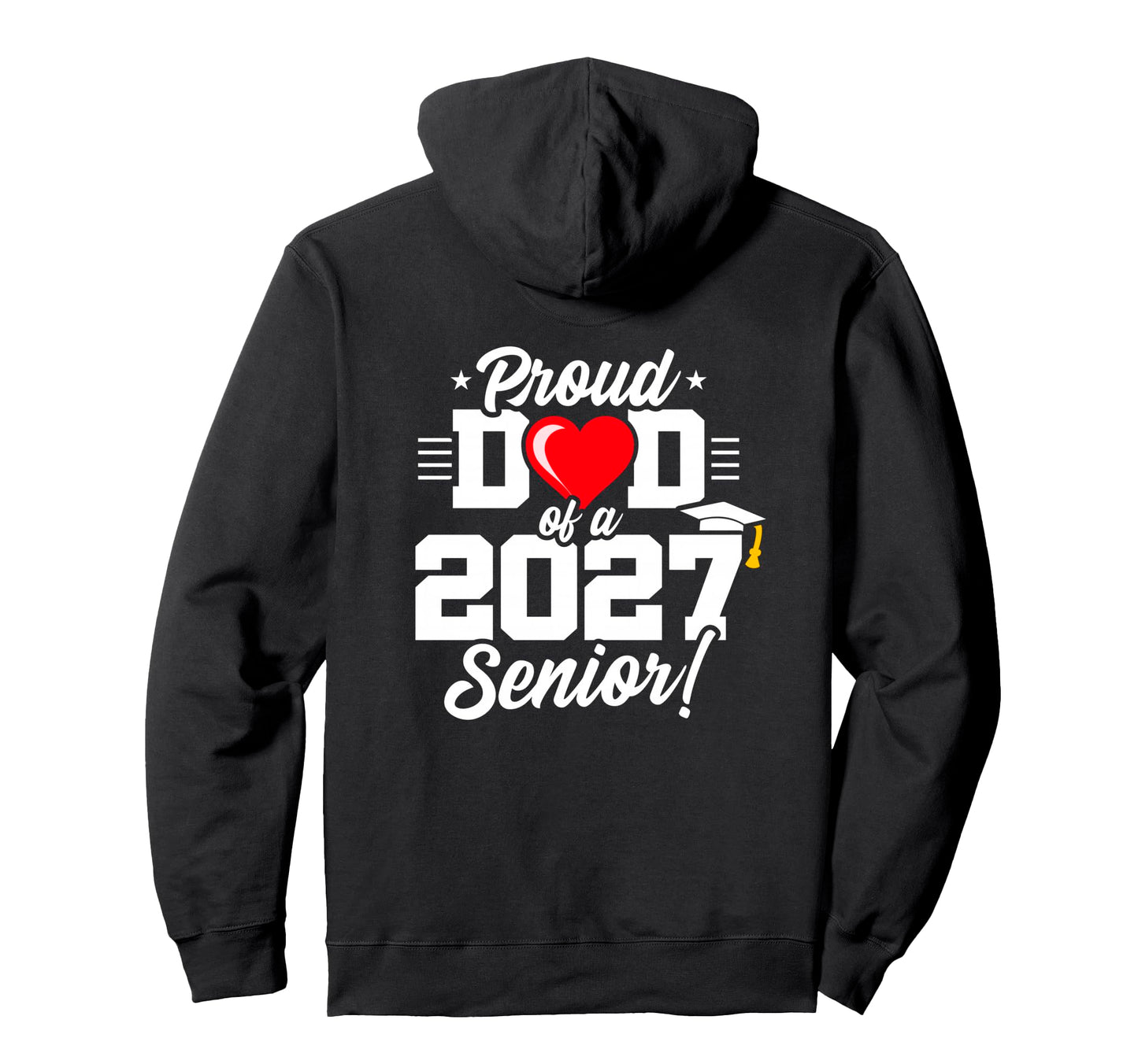 Senior Class 2027 School Graduation Hoodie - Streetwear Style for Adults - T-Shirt, Sweatshirt, Hoodie