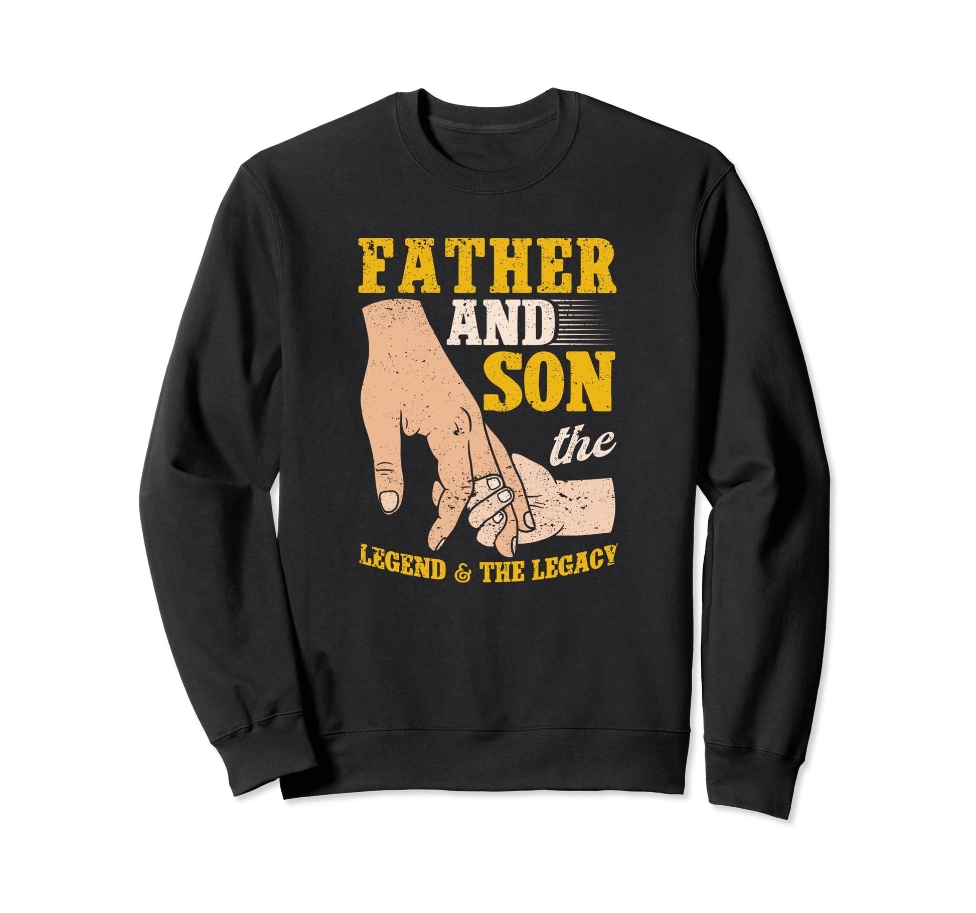 Father And Son Legend Legacy Sweatshirt - Minimalist Print for Adults - T-Shirt, Sweatshirt, Hoodie
