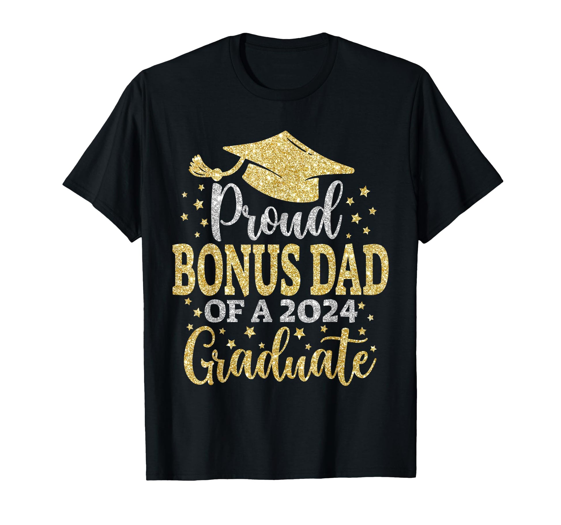 Bonus Dad Senior 2024 Proud Dad T-Shirt - Fun Novelty Design Men Women - T-Shirt, Sweatshirt, Hoodie