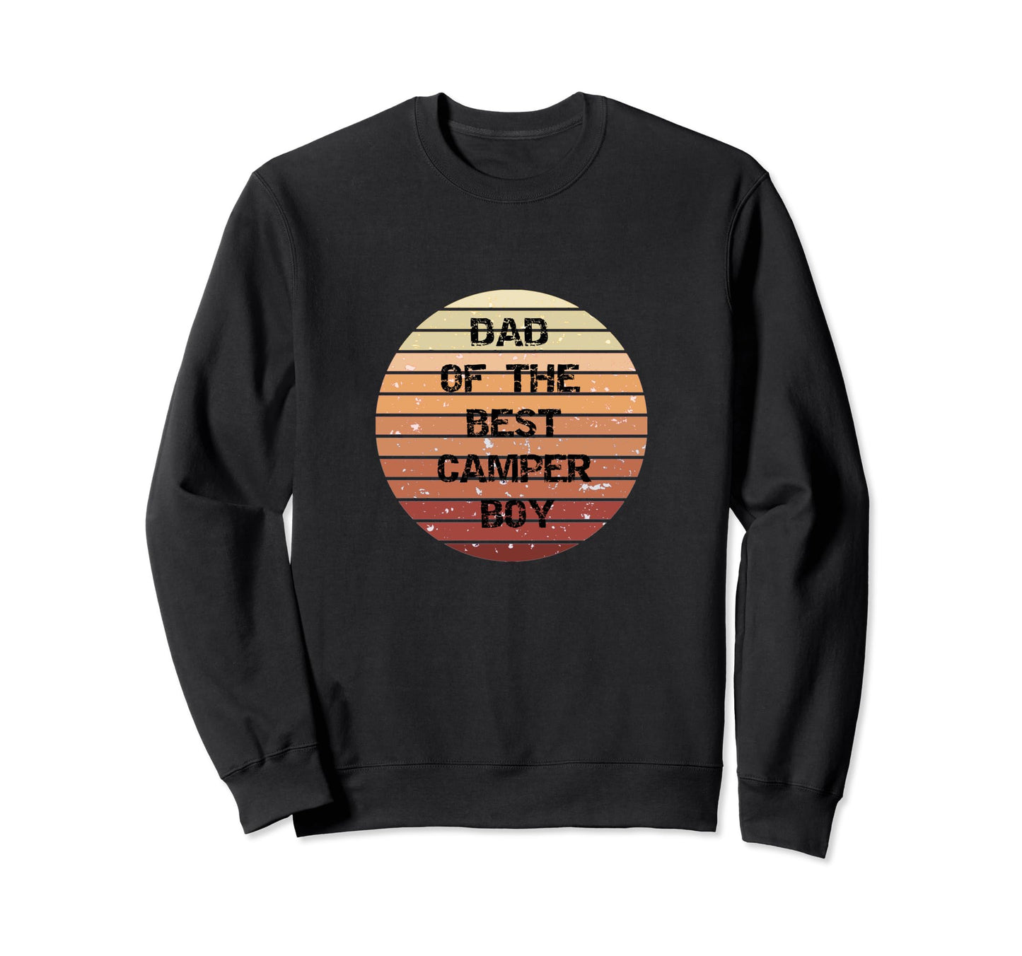 Dad Best Camper Sunset Fun Mens Sweatshirt - Custom Art Print for Adults - T-Shirt, Sweatshirt, Hoodie