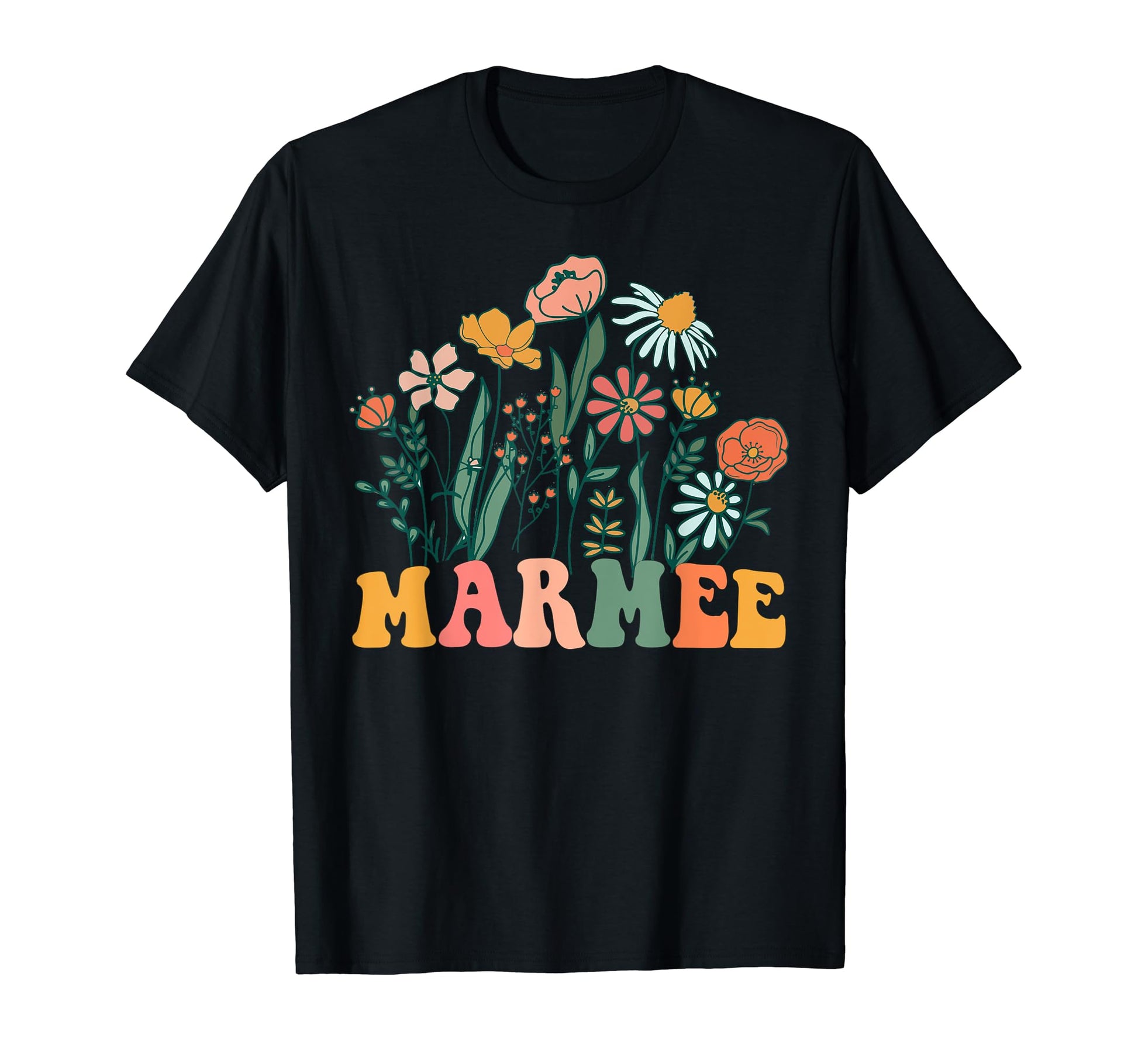 New Marmee Wildflower First Birthday Shower T-Shirt - Unique Graphic Unisex - T-Shirt, Sweatshirt, Hoodie