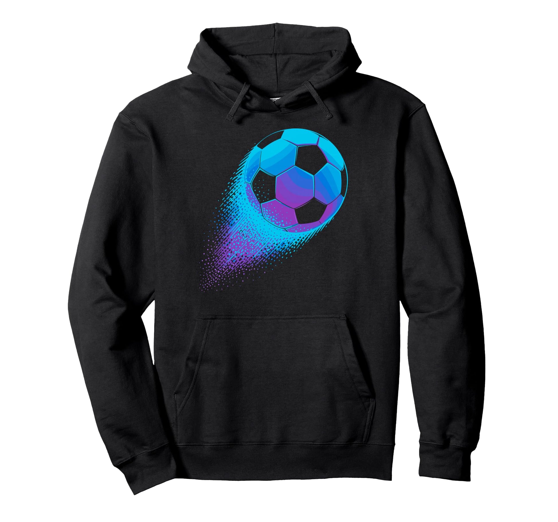 Colorful Splash Art Soccer Football Hoodie - Trendy Graphic for Adults - T-Shirt, Sweatshirt, Hoodie