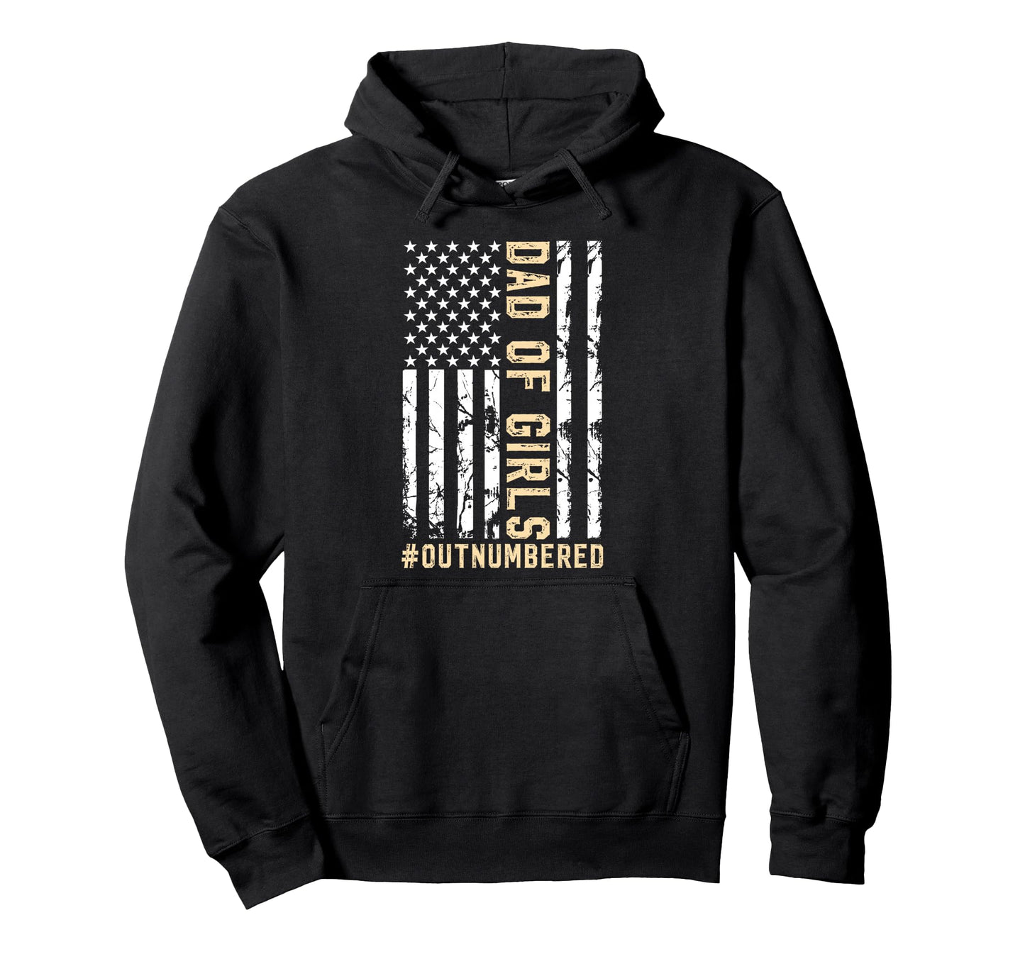 Fathers Day Daddy Dad Outnumbered Hoodie - Fun Novelty Design Unisex - T-Shirt, Sweatshirt, Hoodie