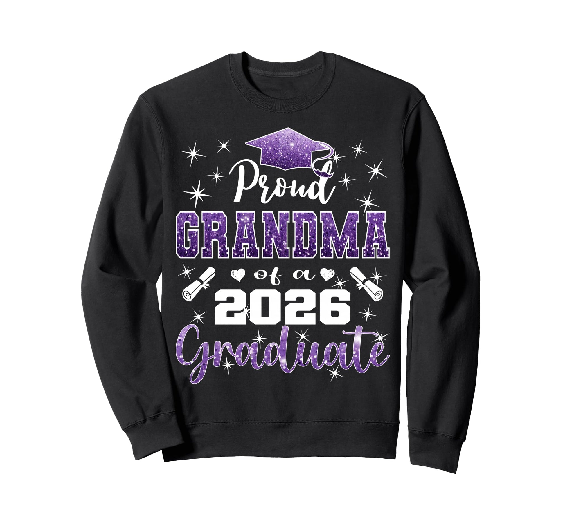 Super Proud Grandma 2026 Graduate Sweatshirt - Trendy Graphic Unisex - T-Shirt, Sweatshirt, Hoodie