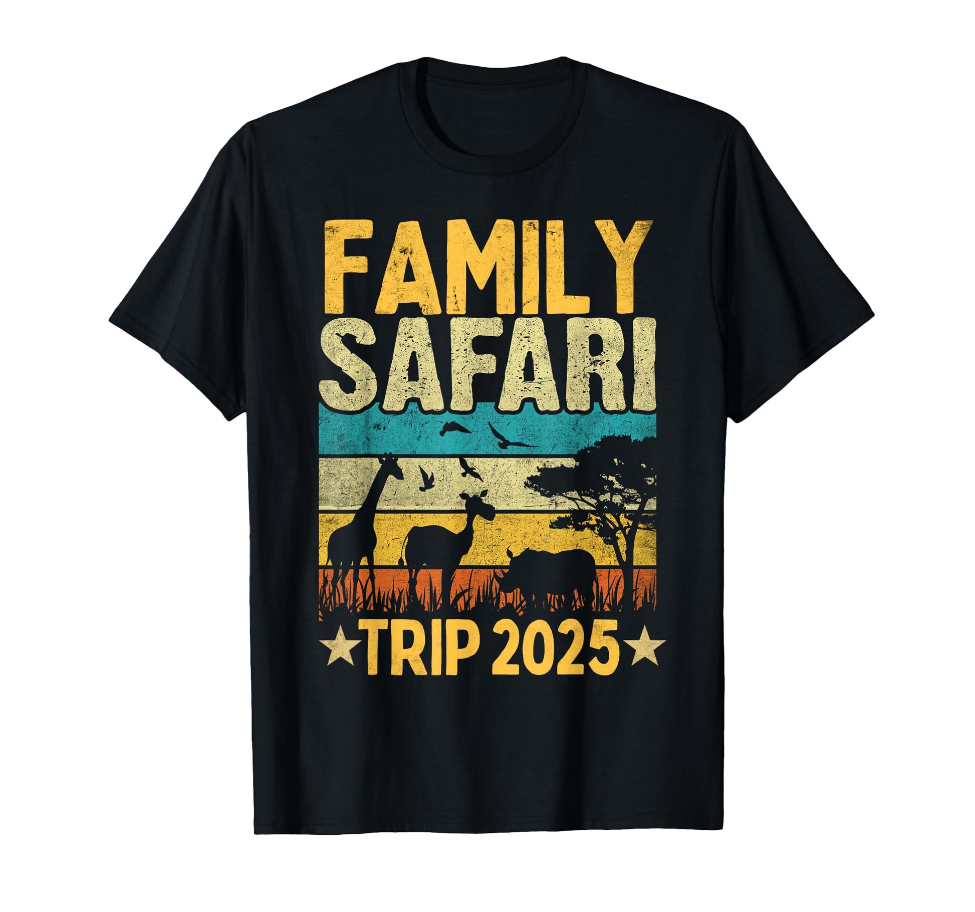 Family Safari Trip 2025 Family Matching T-Shirt - Aesthetic Graphic Unisex - T-Shirt, Sweatshirt, Hoodie