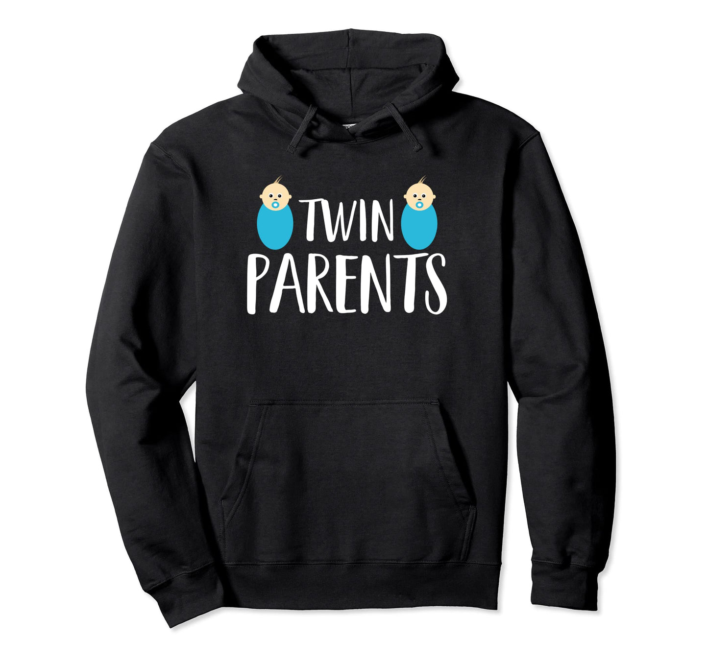 Twin Parents Gift Parents Twins Hoodie - Fun Novelty Design Unisex - T-Shirt, Sweatshirt, Hoodie