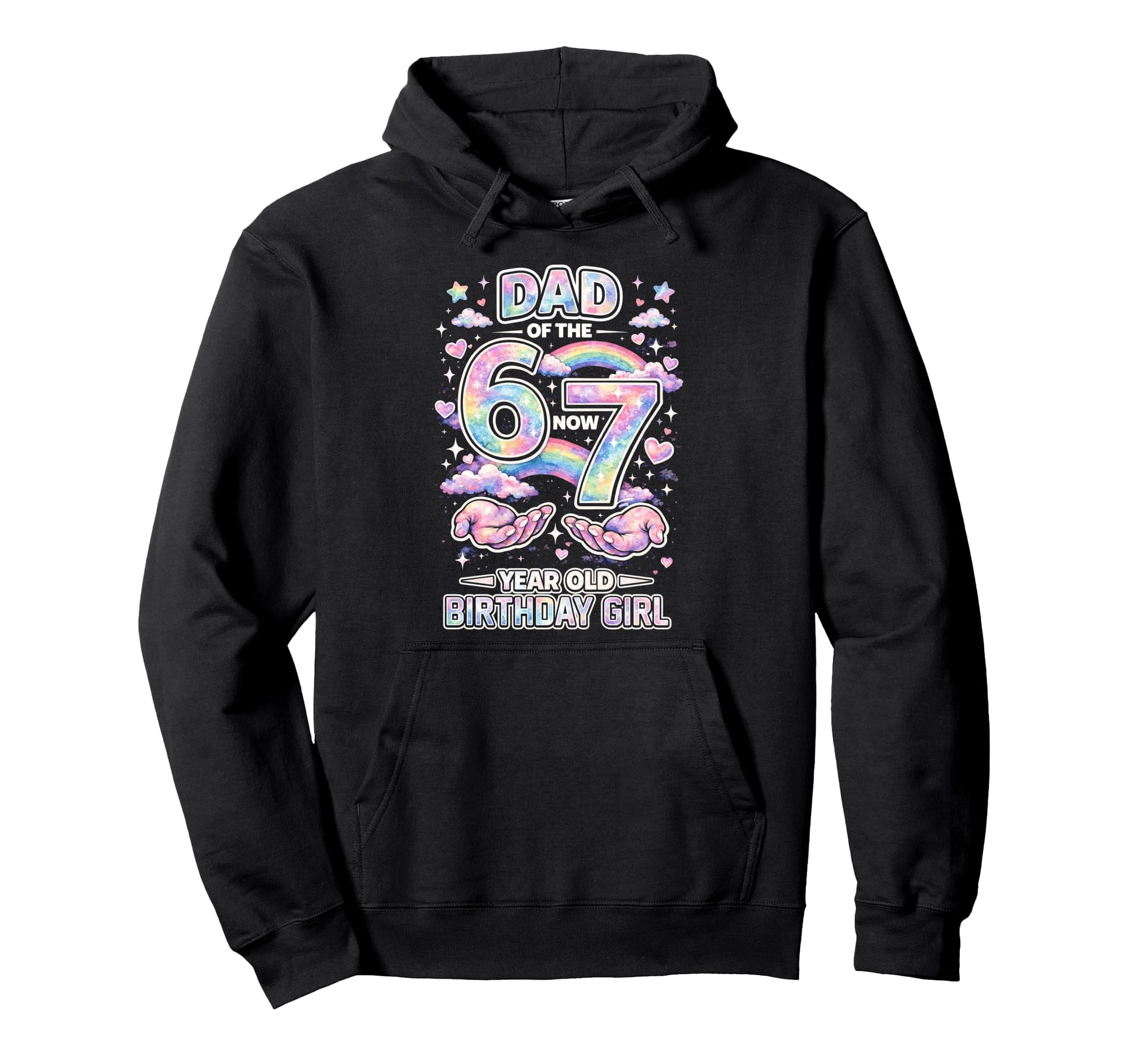 Dad 67 Meme Birthday 7 Years Old Hoodie - Fun Novelty Design for Adults - T-Shirt, Sweatshirt, Hoodie