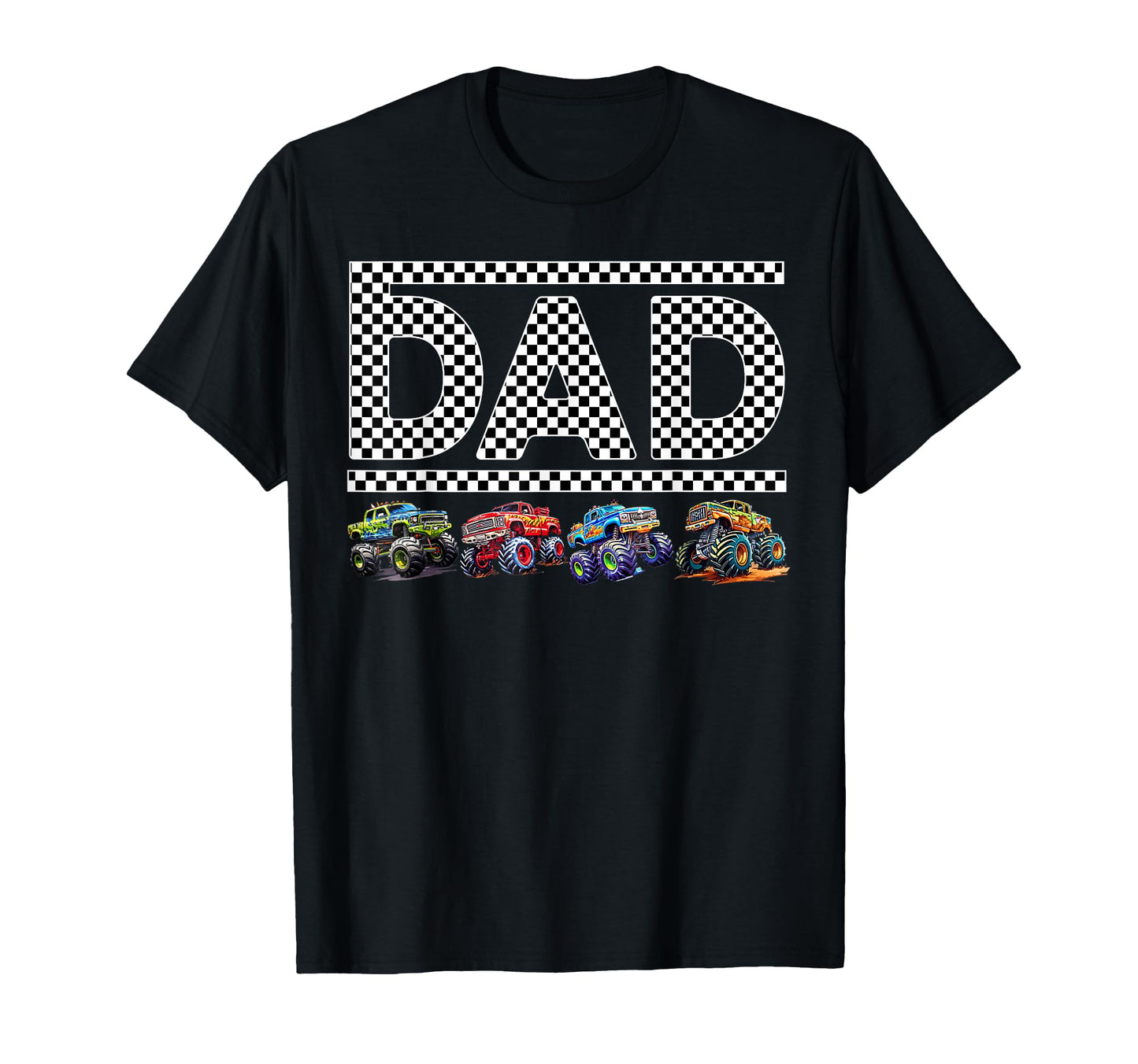 Dad Monster Truck Family Crew T-Shirt - Minimalist Print for Adults - T-Shirt, Sweatshirt, Hoodie