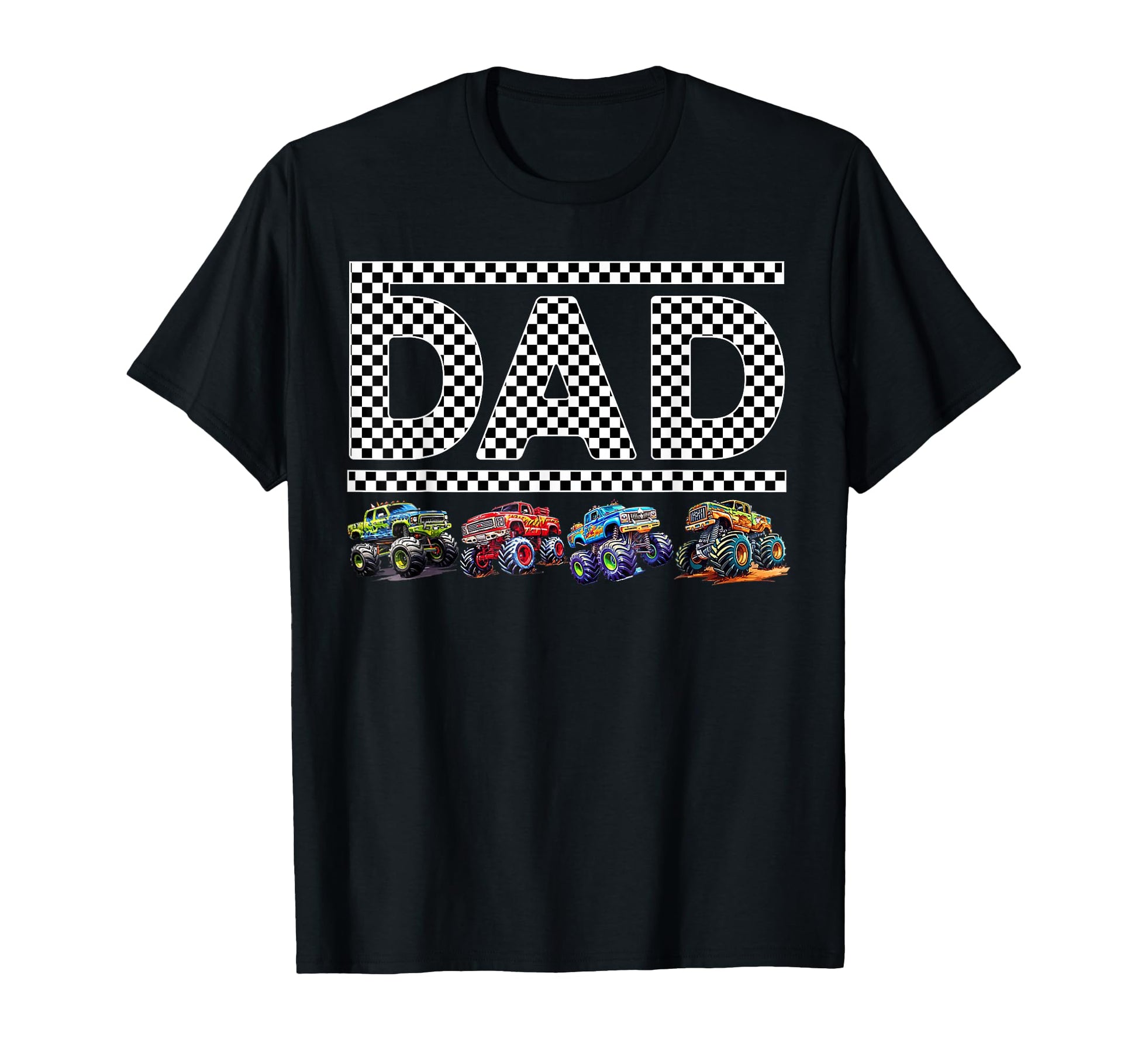 Dad Monster Truck Family Crew T-Shirt - Minimalist Print for Adults - T-Shirt, Sweatshirt, Hoodie
