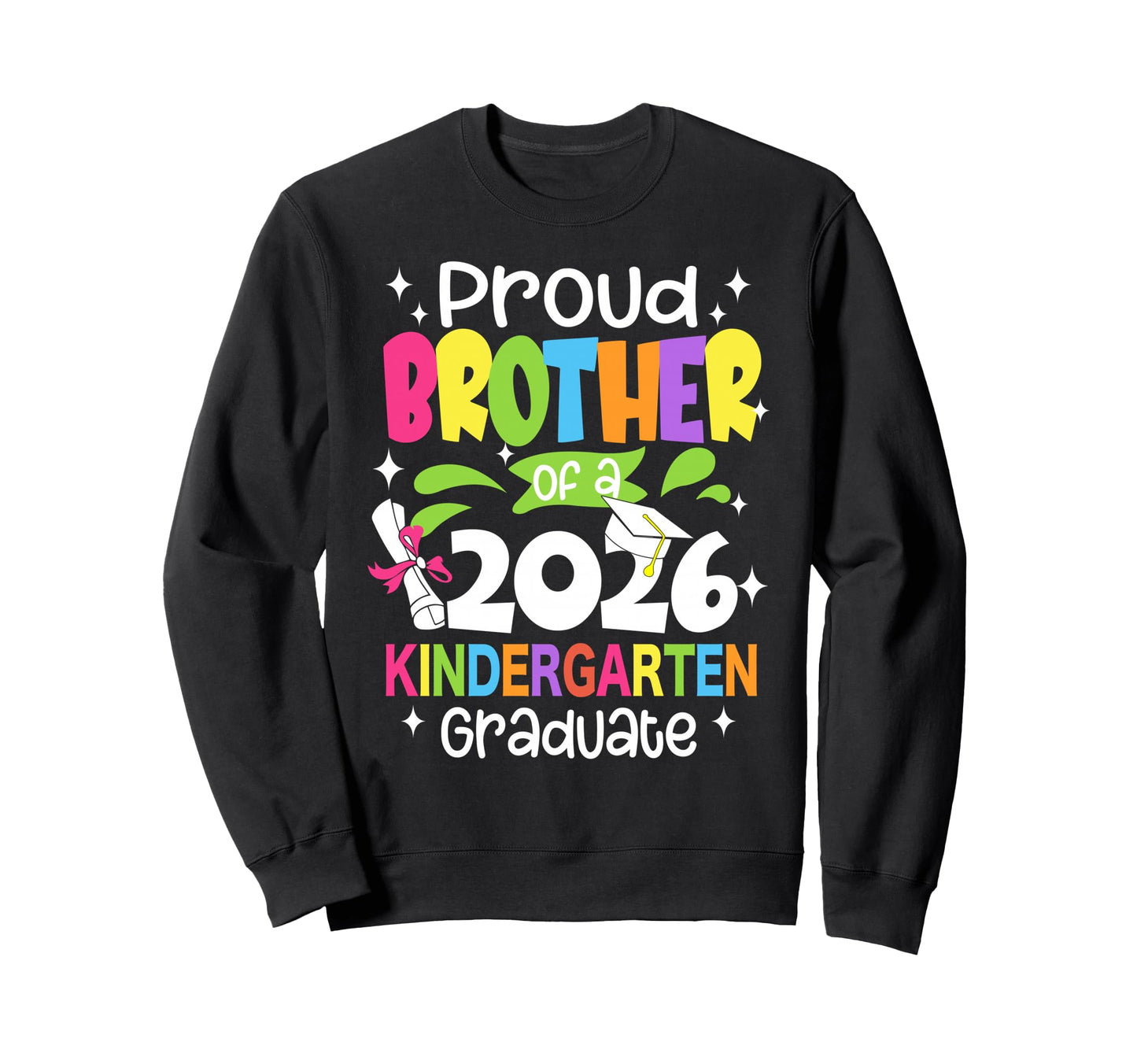 Proud Brother Kindergarten Sweatshirt - Aesthetic Graphic for Adults - T-Shirt, Sweatshirt, Hoodie