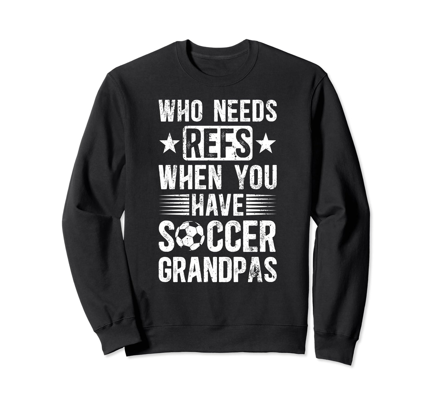 Funny Soccer Grandpa Soccer Player Sweatshirt - Minimalist Print Men Women - T-Shirt, Sweatshirt, Hoodie