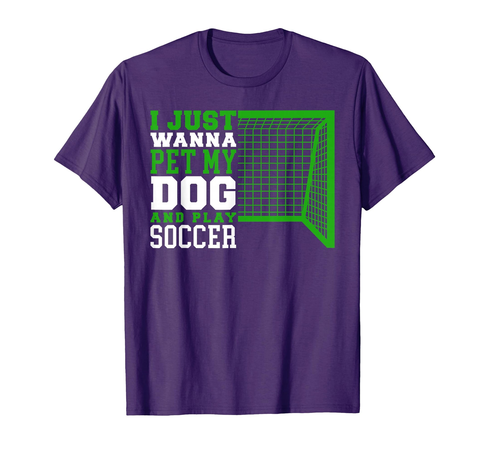 Funny Pet My Dog And Play Soccer T-Shirt - Custom Art Print for Adults - T-Shirt, Sweatshirt, Hoodie