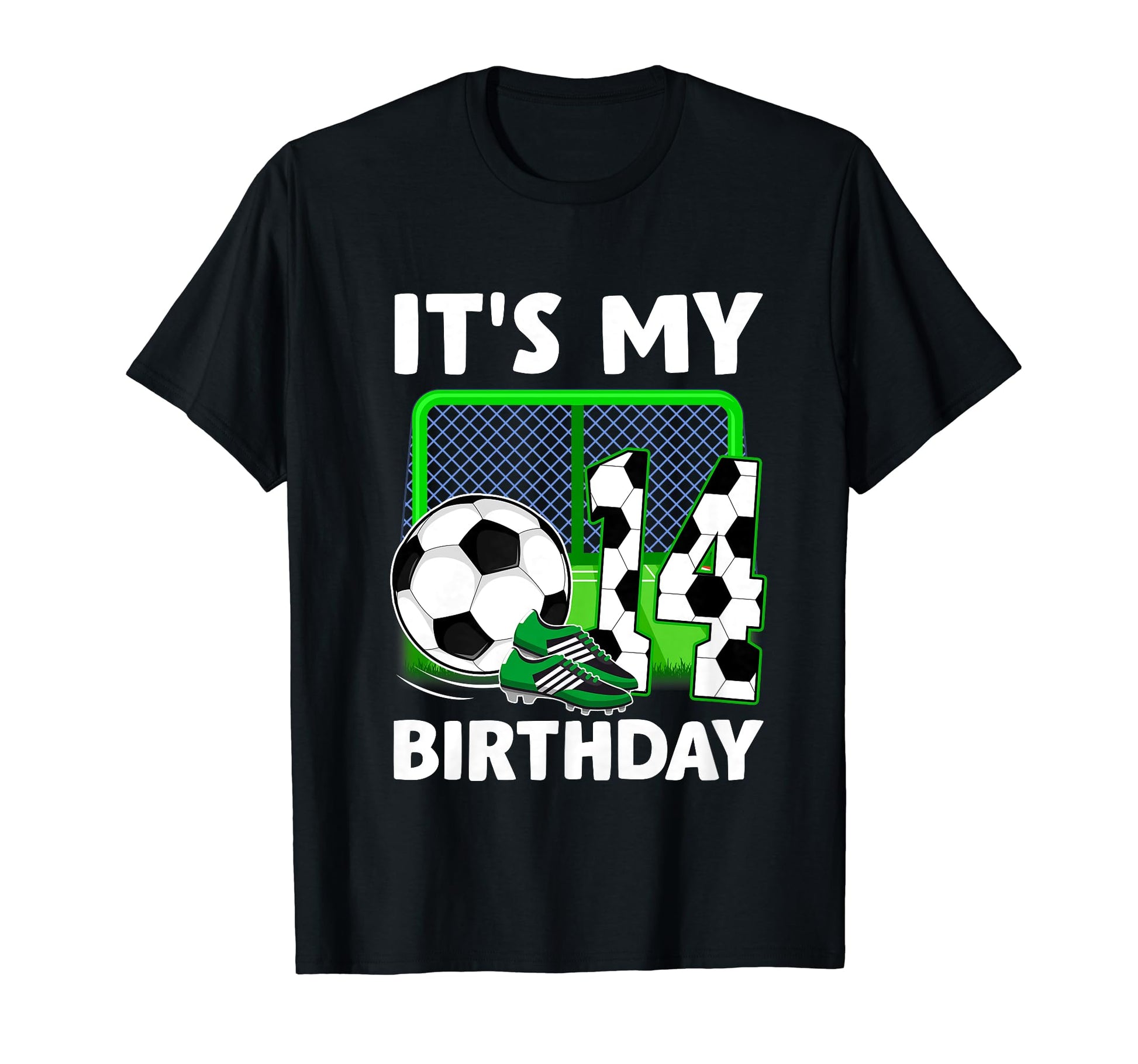 Its My 14Th Soccer Party 14 Year T-Shirt - Fun Novelty Design for Adults - T-Shirt, Sweatshirt, Hoodie