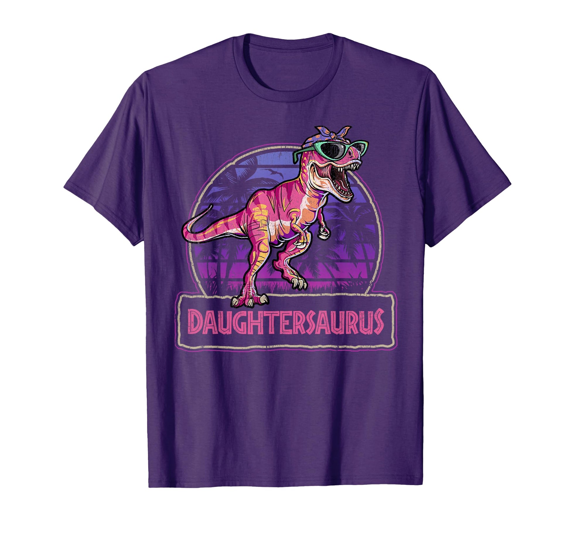 Daughtersaurus T Rex Dinosaur T-Shirt - Minimalist Print Men Women - T-Shirt, Sweatshirt, Hoodie