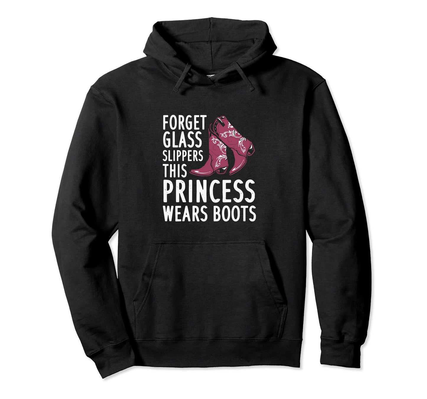 Cowgirl Funny Western Rodeo Princess Hoodie - Graphic Print Unisex - T-Shirt, Sweatshirt, Hoodie