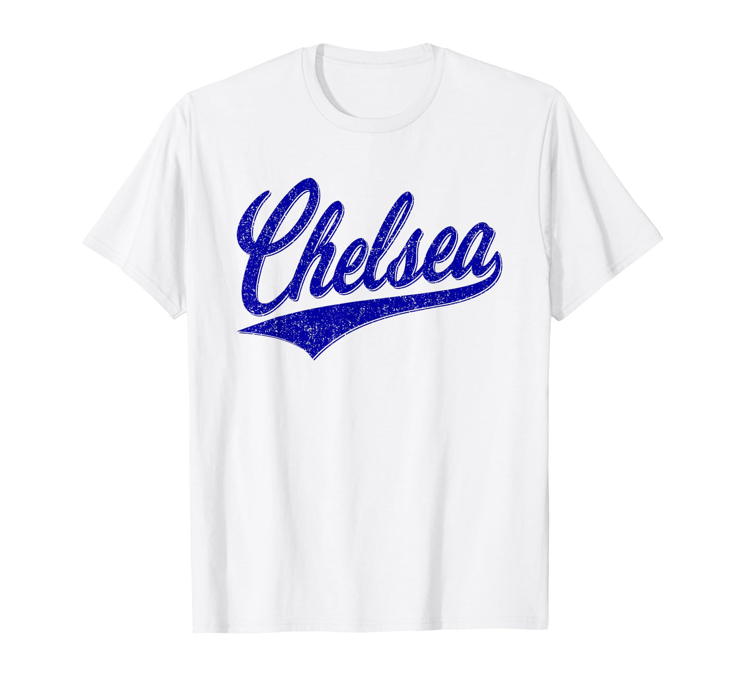 Chelsea London England Script Sporty T-Shirt - Graphic Print for Adults - T-Shirt, Sweatshirt, Hoodie
