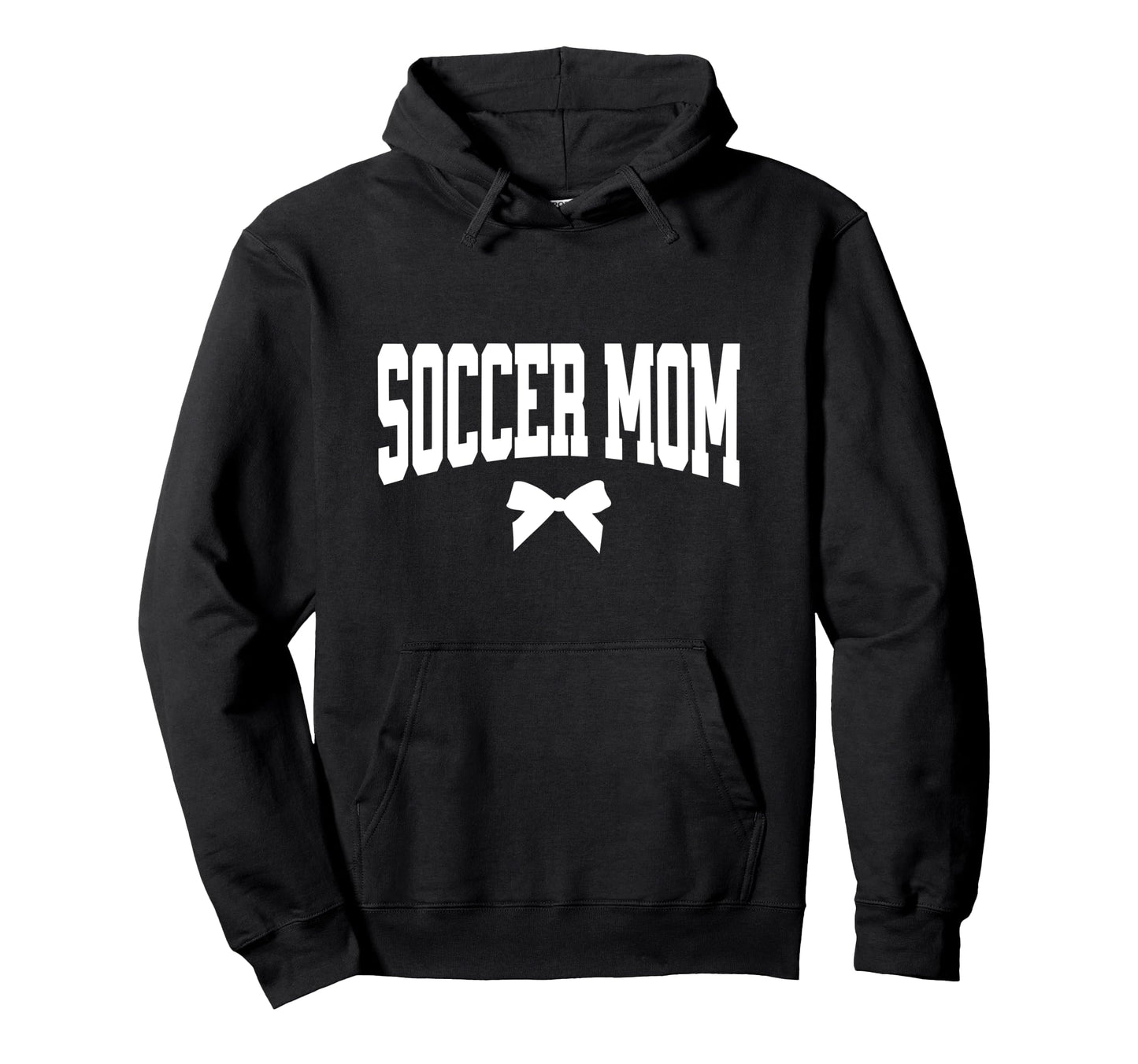 Soccer Mom Bow Soccer Team Mama Hoodie - Minimalist Print Men Women - T-Shirt, Sweatshirt, Hoodie