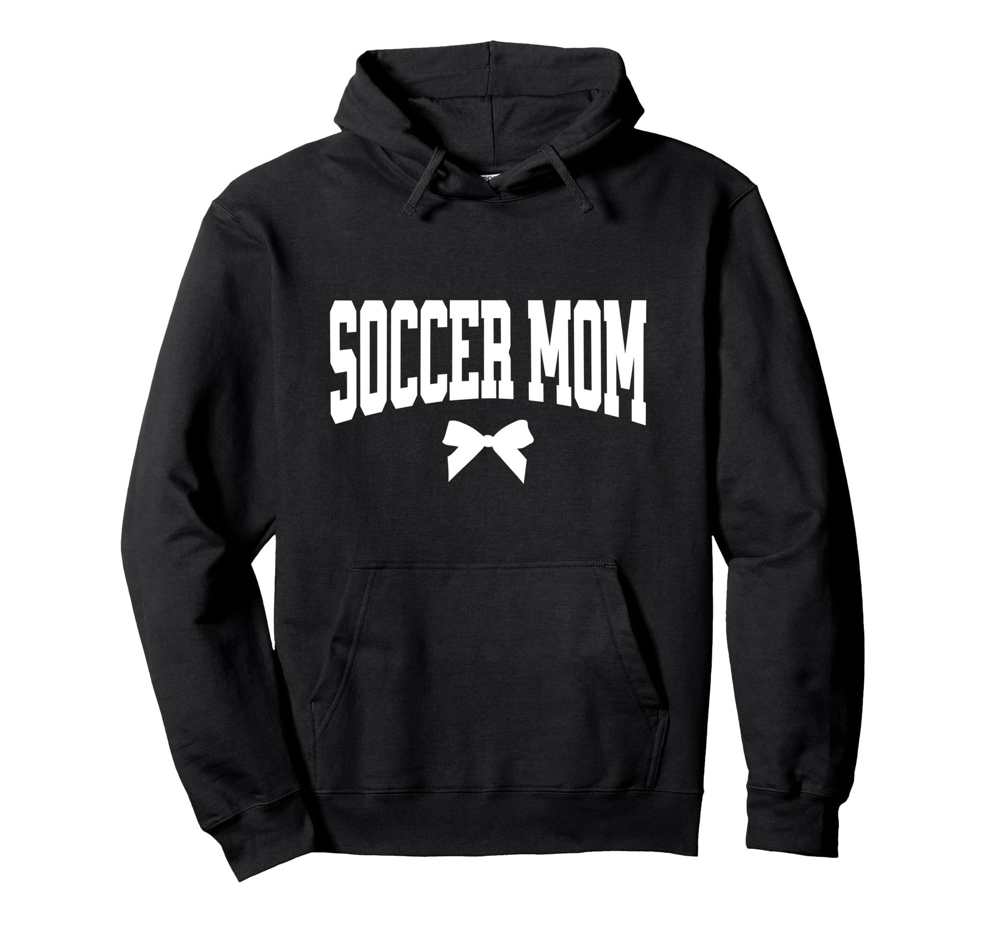 Soccer Mom Bow Soccer Team Mama Hoodie - Minimalist Print Men Women - T-Shirt, Sweatshirt, Hoodie