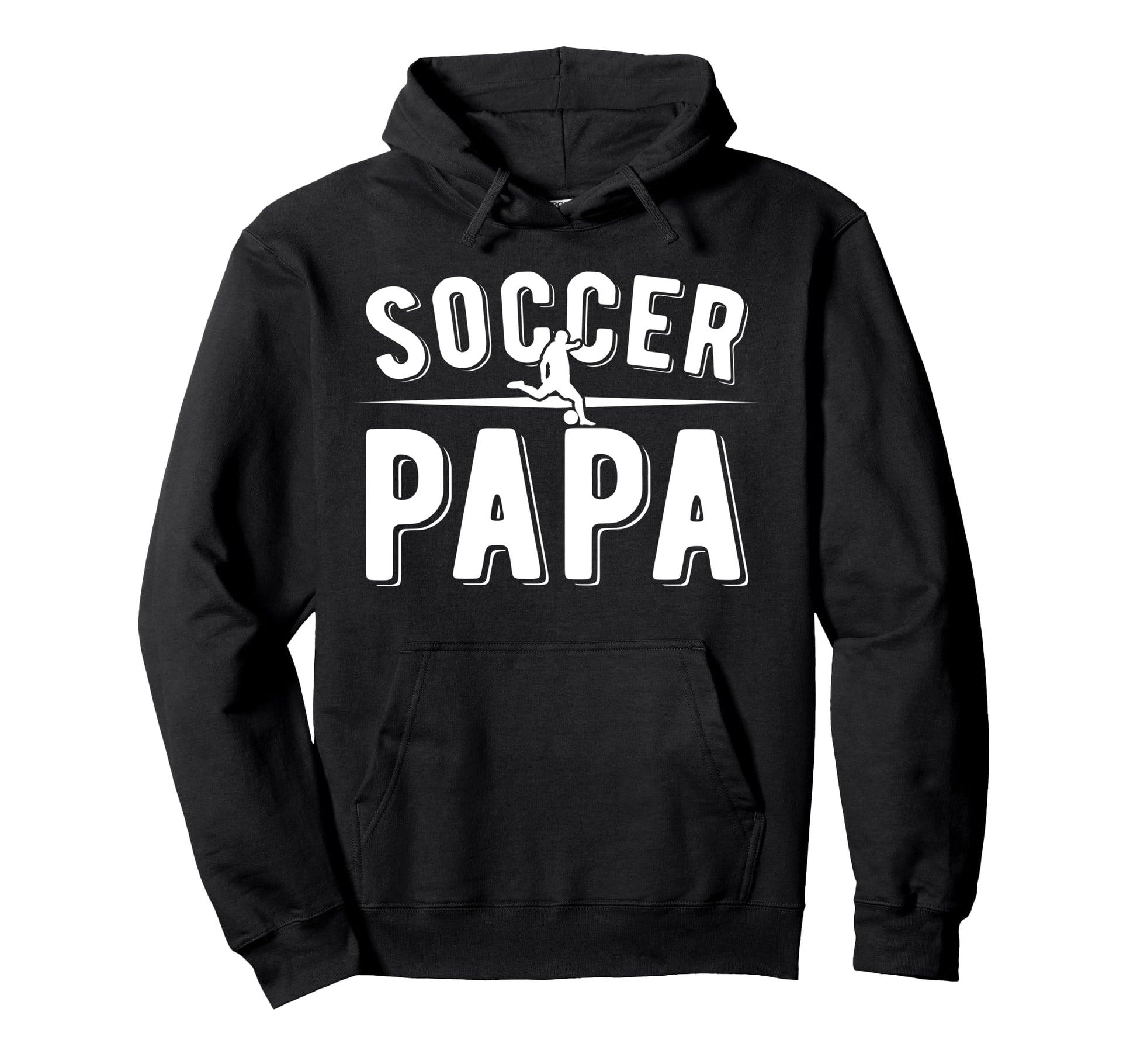 Soccer Papa Proud Papa Soccer Player Hoodie - Custom Art Print Men Women - T-Shirt, Sweatshirt, Hoodie