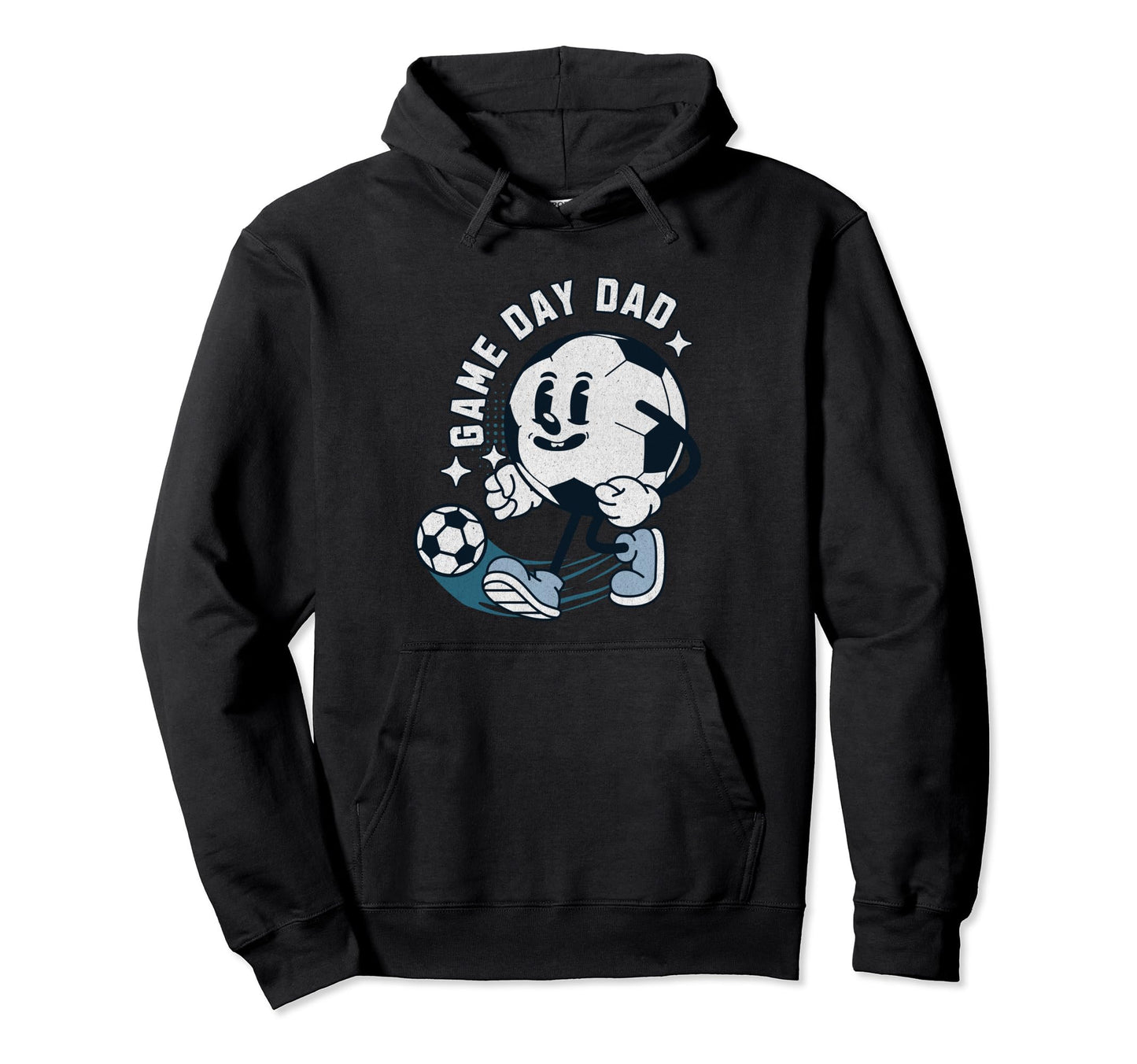 Funny Soccer Dad Game Day Dad Player Hoodie - Trendy Graphic for Adults - T-Shirt, Sweatshirt, Hoodie