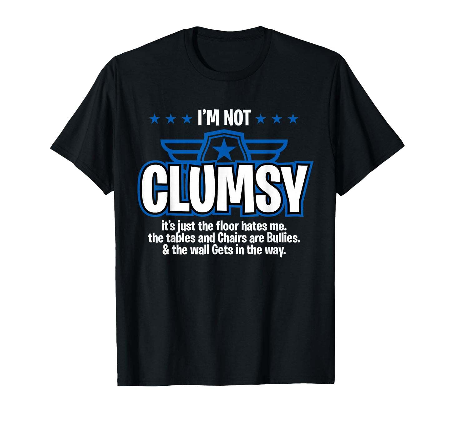 Its Just Floor Hates Me Funny Sarcastic T-Shirt - Minimalist Print Unisex - T-Shirt, Sweatshirt, Hoodie