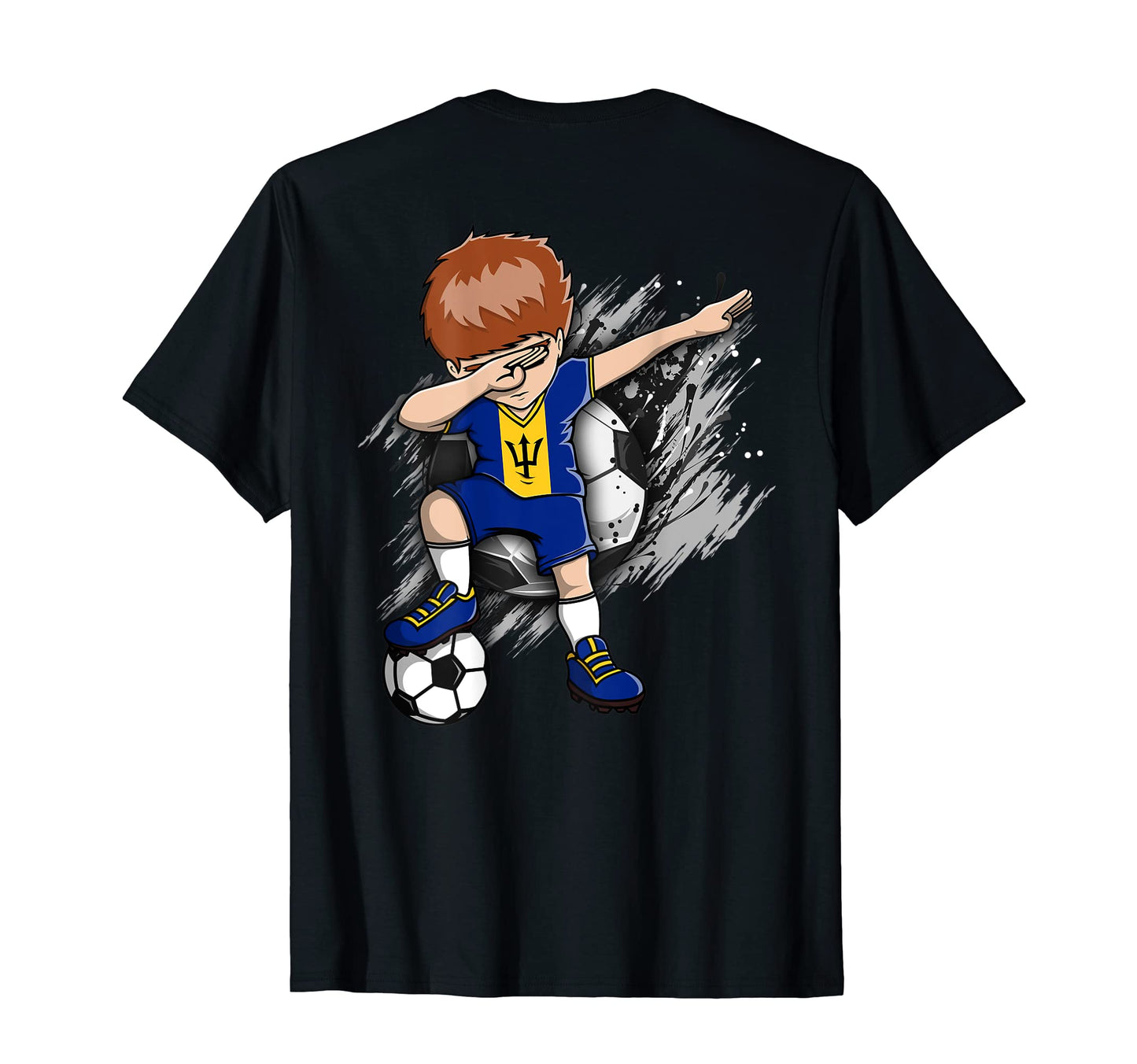 Dabbing Soccer Barbados Jersey Barbadian T-Shirt - Streetwear Style Unisex - T-Shirt, Sweatshirt, Hoodie