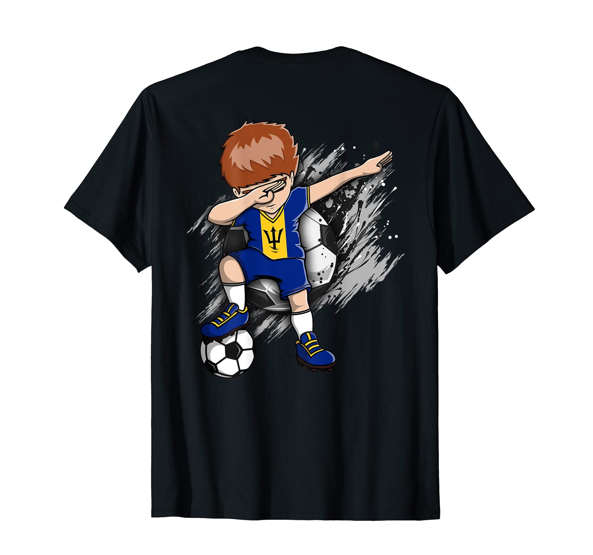 Dabbing Soccer Barbados Jersey Barbadian T-Shirt - Streetwear Style Unisex - T-Shirt, Sweatshirt, Hoodie