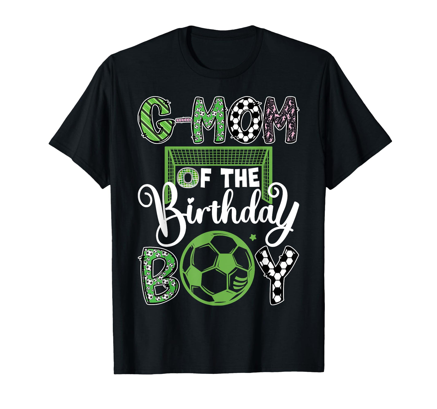 G Mom Birthday Soccer Player Birthday T-Shirt - Minimalist Print for Adults - T-Shirt, Sweatshirt, Hoodie