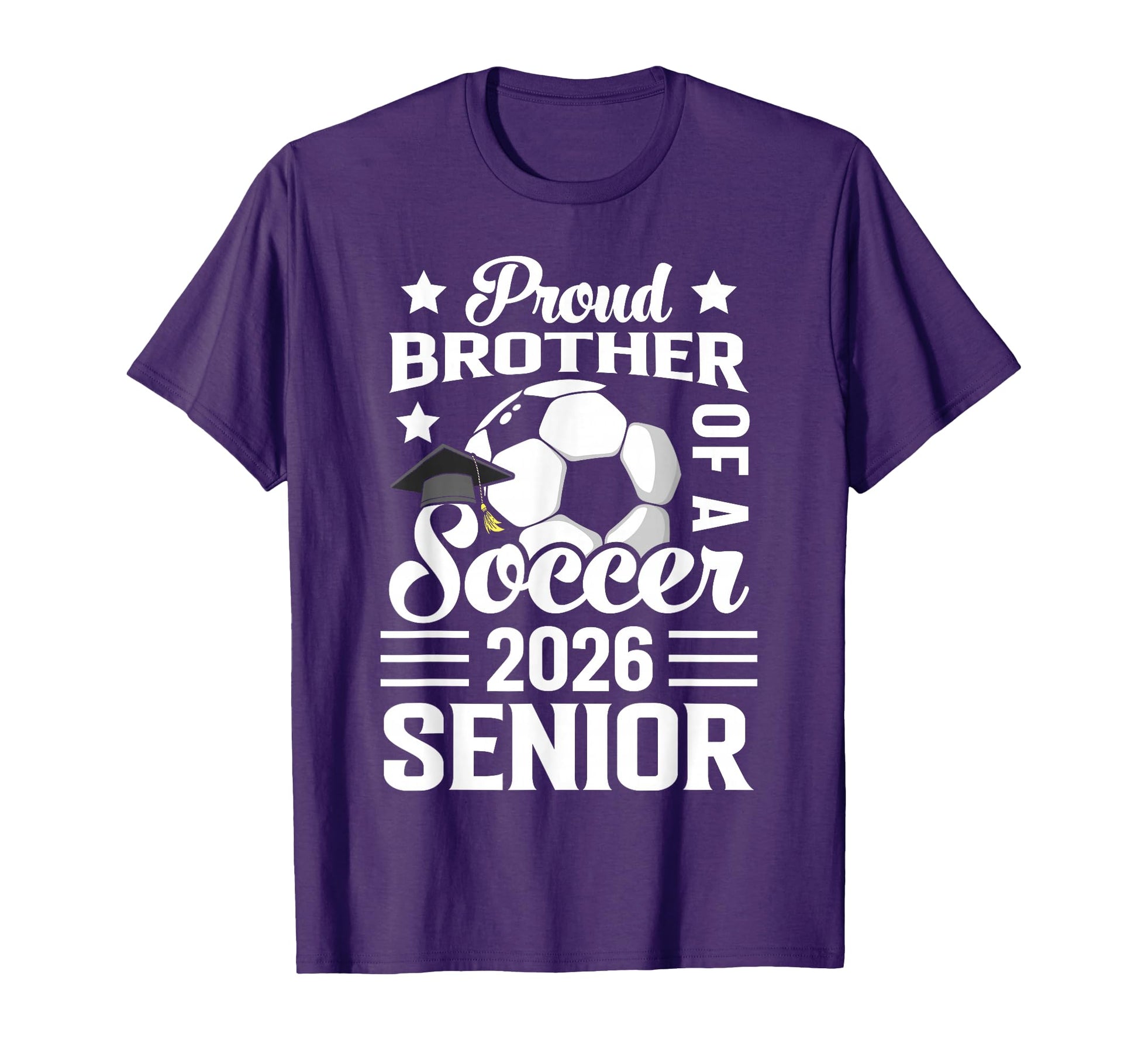 Proud Brother Soccer Senior 2026 T-Shirt - Trendy Graphic Men Women - T-Shirt, Sweatshirt, Hoodie