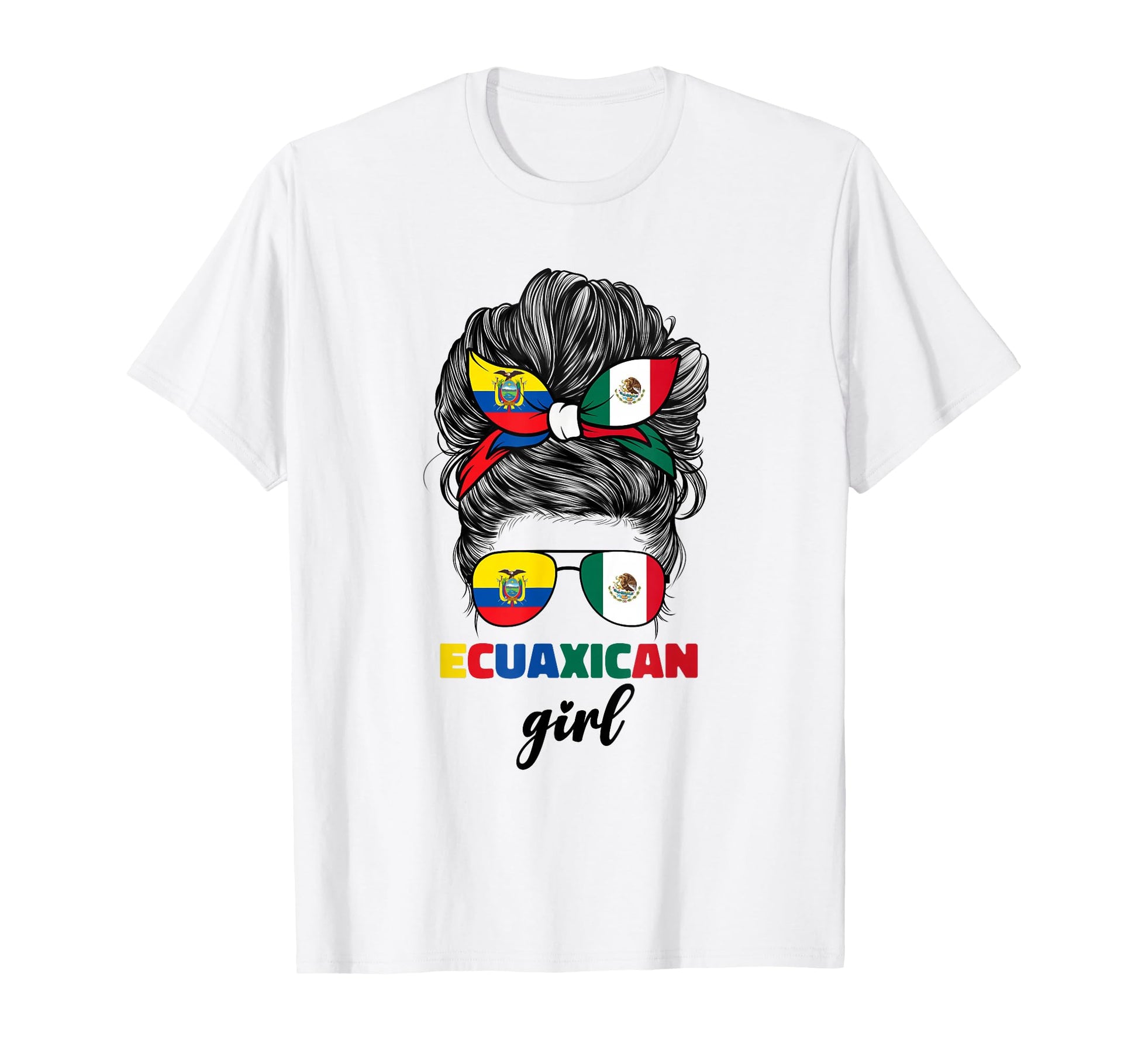 Half Mexican And Ecuadorian Mexico T-Shirt - Unique Graphic for Adults - T-Shirt, Sweatshirt, Hoodie