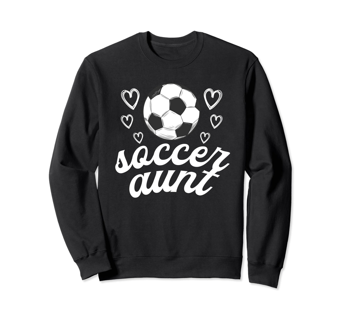Soccer Aunt Soccer Player Aunt Soccer Sweatshirt - Minimalist Print Unisex - T-Shirt, Sweatshirt, Hoodie