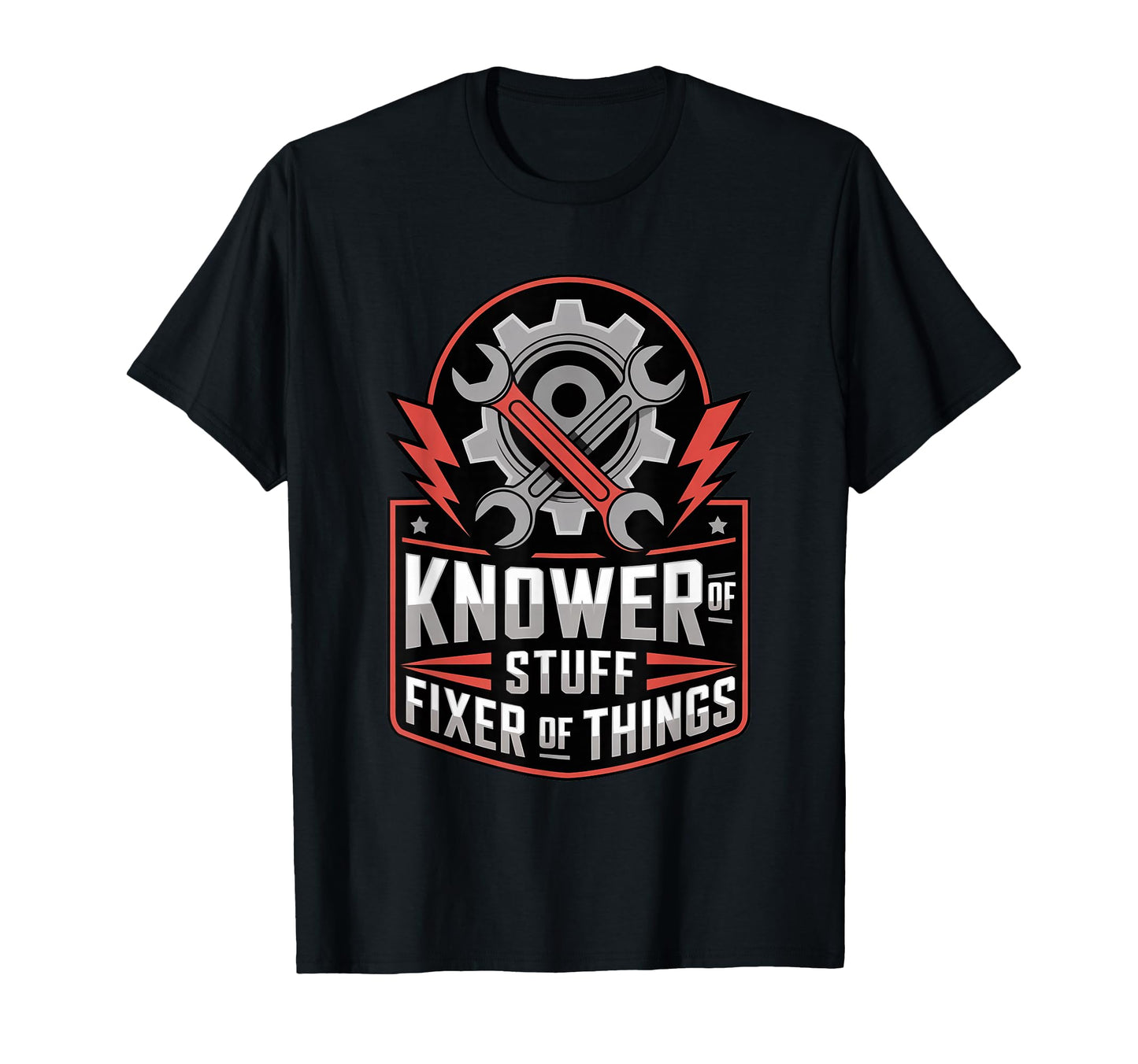 Knower Stuff Fixer Things Cave Repair T-Shirt - Custom Art Print Men Women - T-Shirt, Sweatshirt, Hoodie
